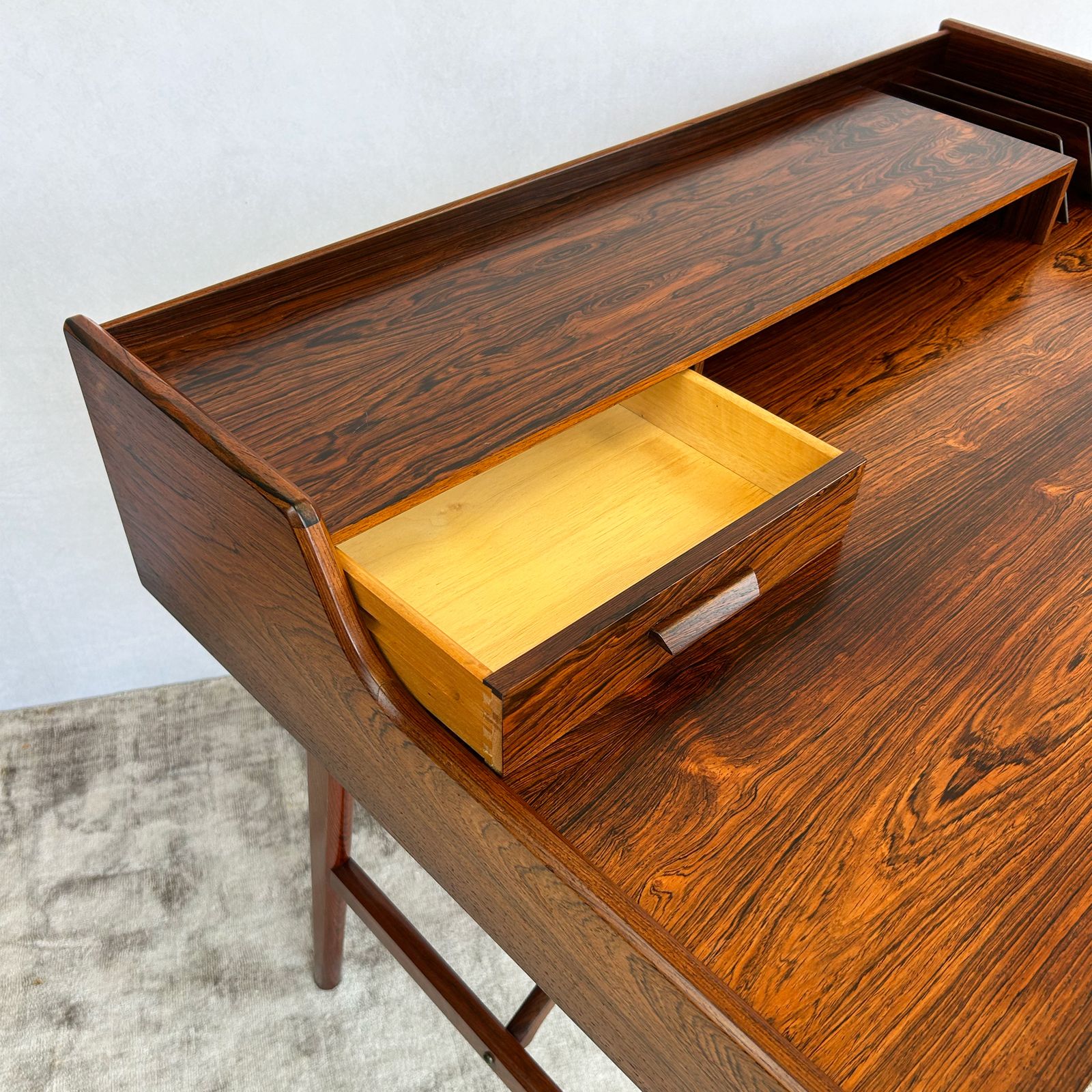 Arne Wahl Iversen Model 65 Rosewood Desk photo Furniture