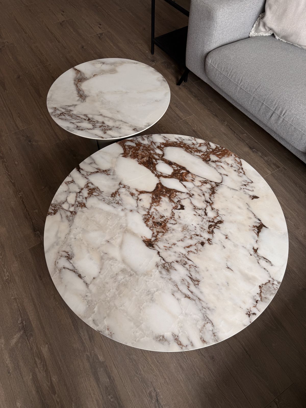 Cattelan Italia Albert Keramik Coffee Tables (Pair) – Breccia Marble