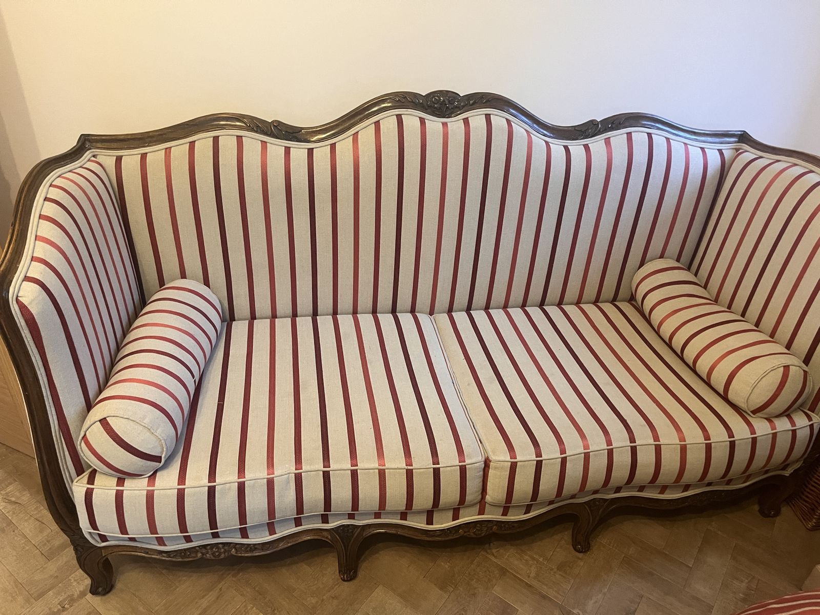 French Style Carved Wood Sofa / Canapé photo furniture