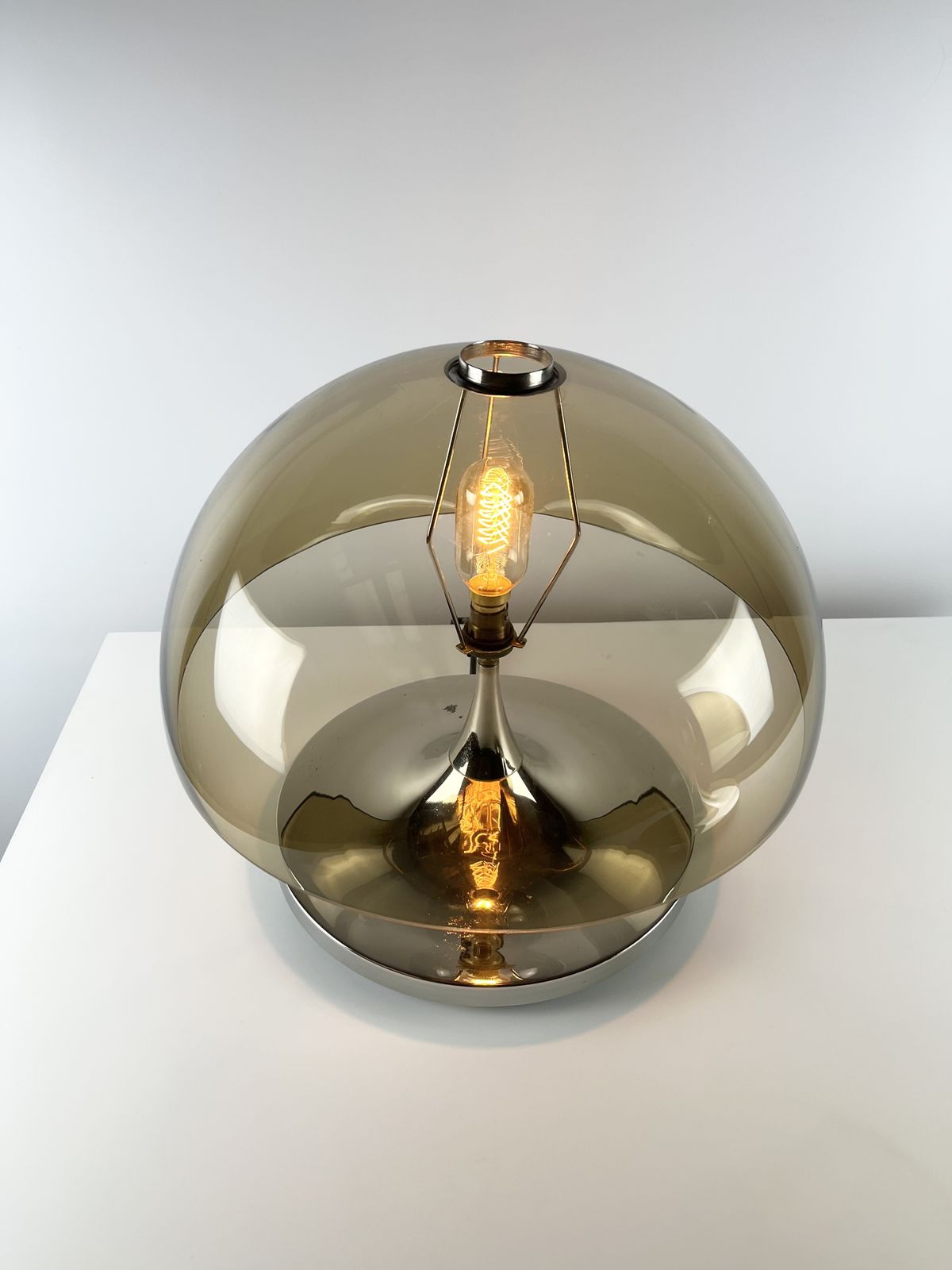 Rare Pair Of Durlston Designs Space Age Lamps, British 1960s – 70s photo vinterior