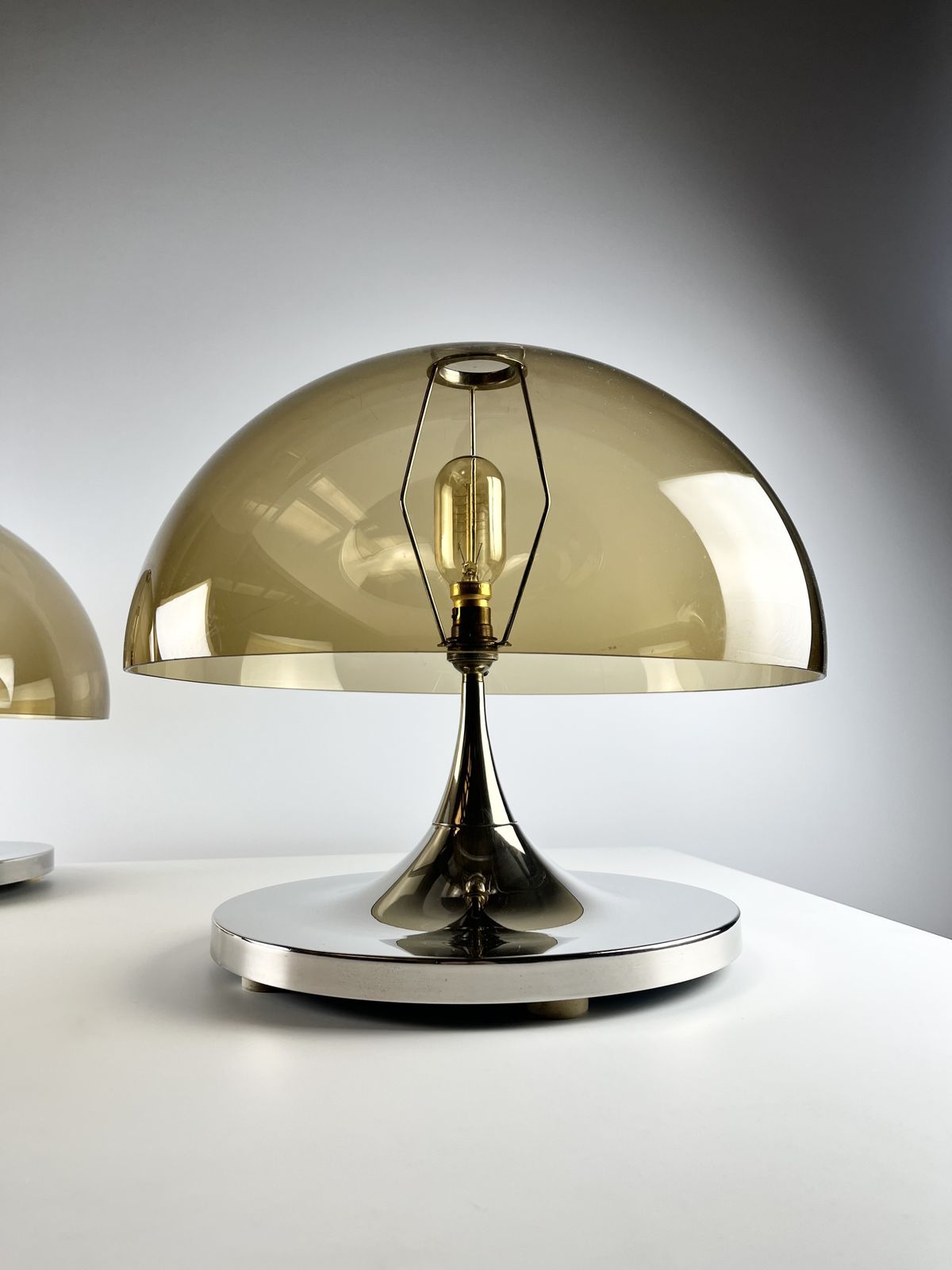 photo for sale Rare Pair Of Durlston Designs Space Age Lamps, British 1960s – 70s
