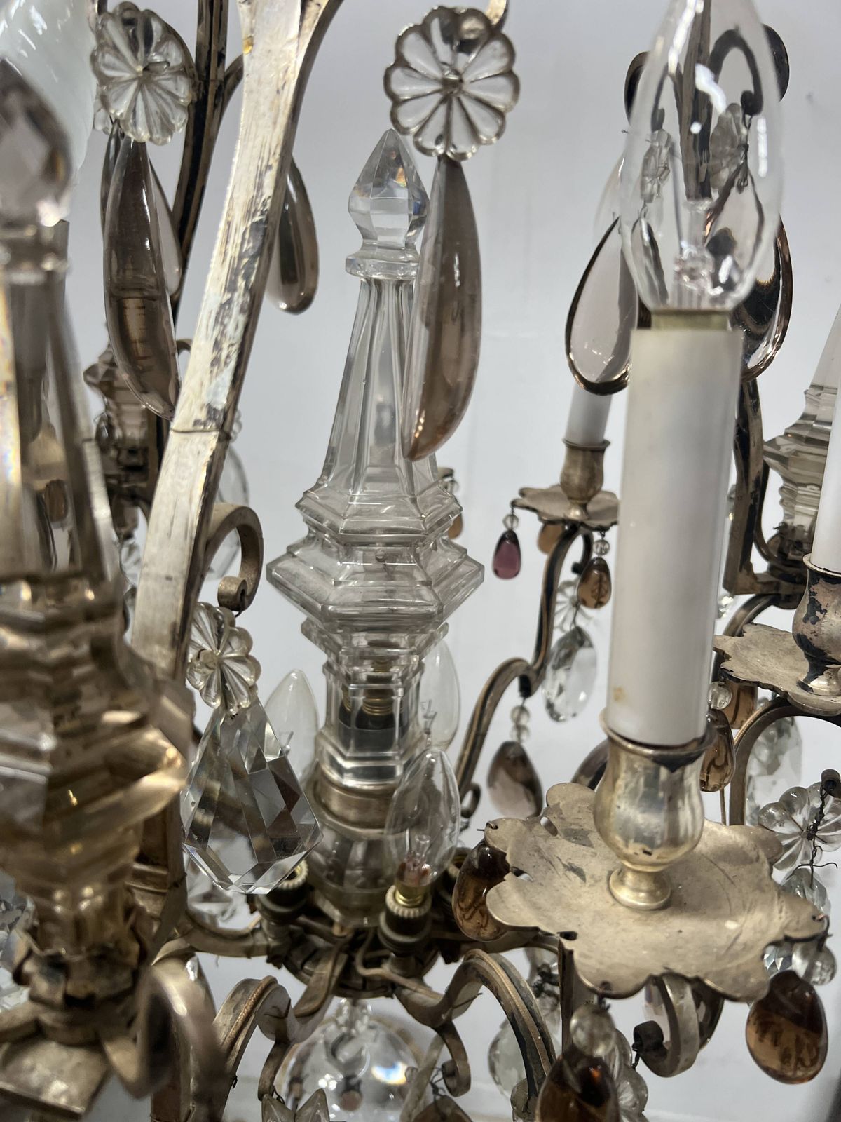 Lustrous Cage Chandelier In Louis XV Style From The Late 19th Century. photo vinterior