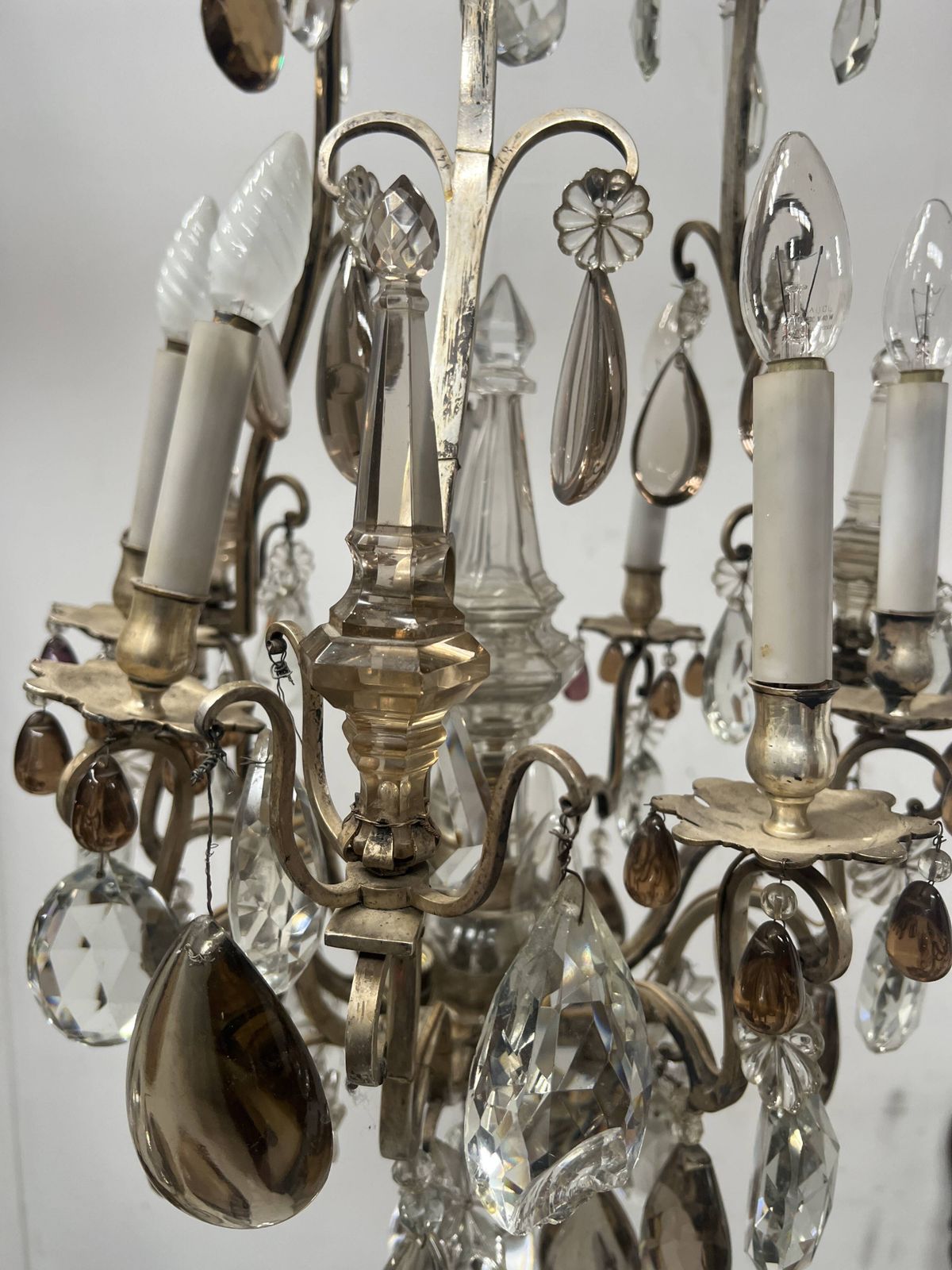 Lustrous Cage Chandelier In Louis XV Style From The Late 19th Century. photo buy