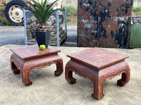 A Fine Pair Of Large Antique Chinese Display Stands photo furniture