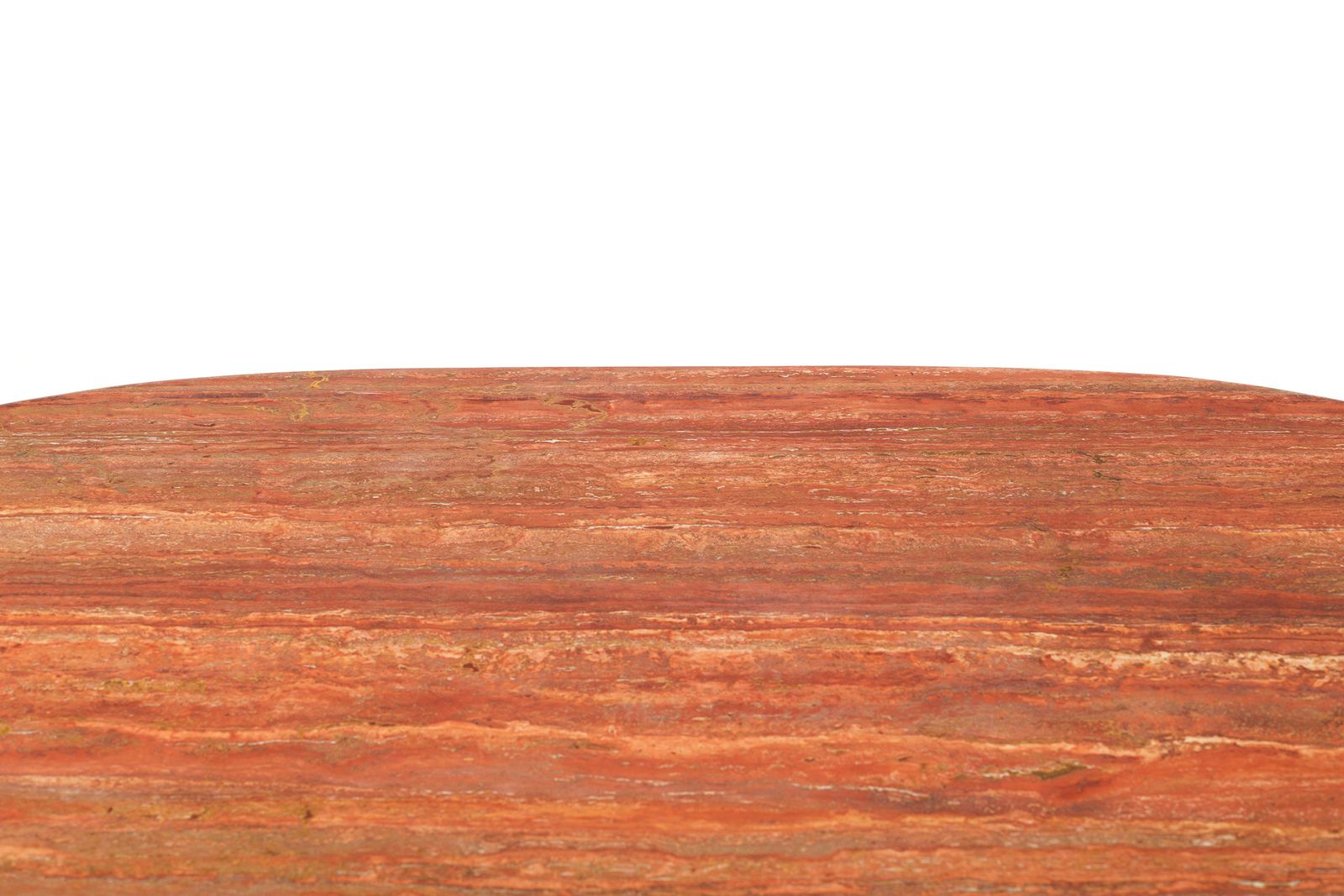 Dining Table ‘Tobia’ In Red Traverine   Afra And Tobia Scarpa photo for sale