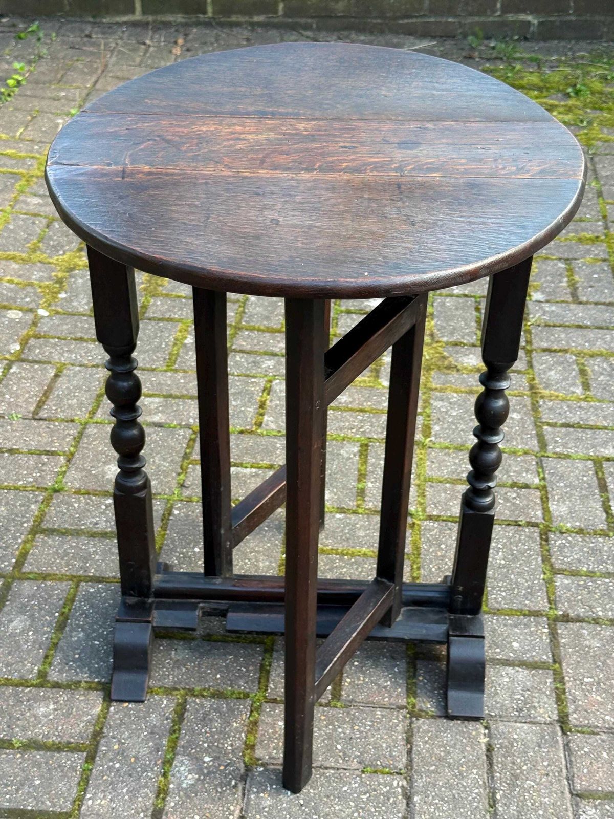 Superb Antique Oak Gateleg Drop Leaf Table – Late Victorian / Edwardian, Circa Early 1900s photo vinterior