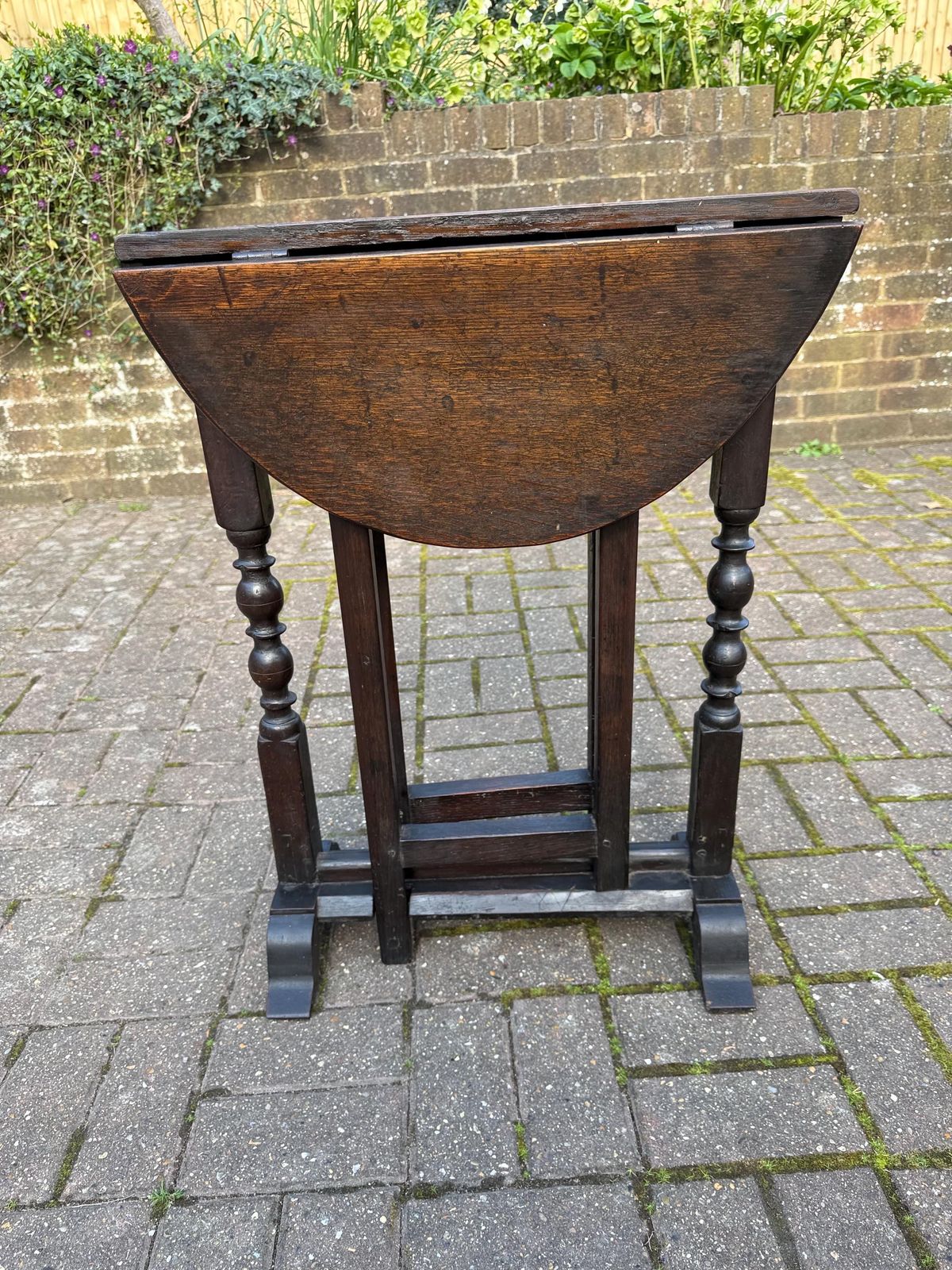 225.0 Superb Antique Oak Gateleg Drop Leaf Table – Late Victorian / Edwardian, Circa Early 1900s photo