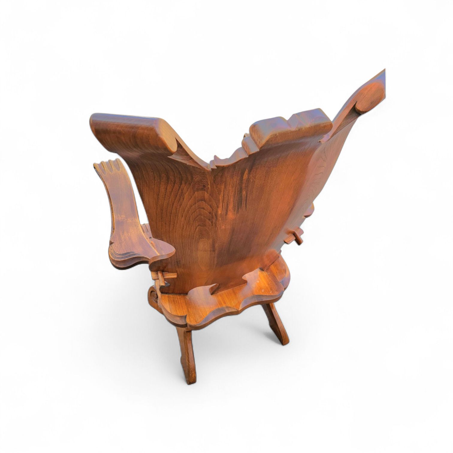 Furniture Oirschot Oak Chair / Heer Stoel / Gentleman Chair / Claw Chair / 1960s photo