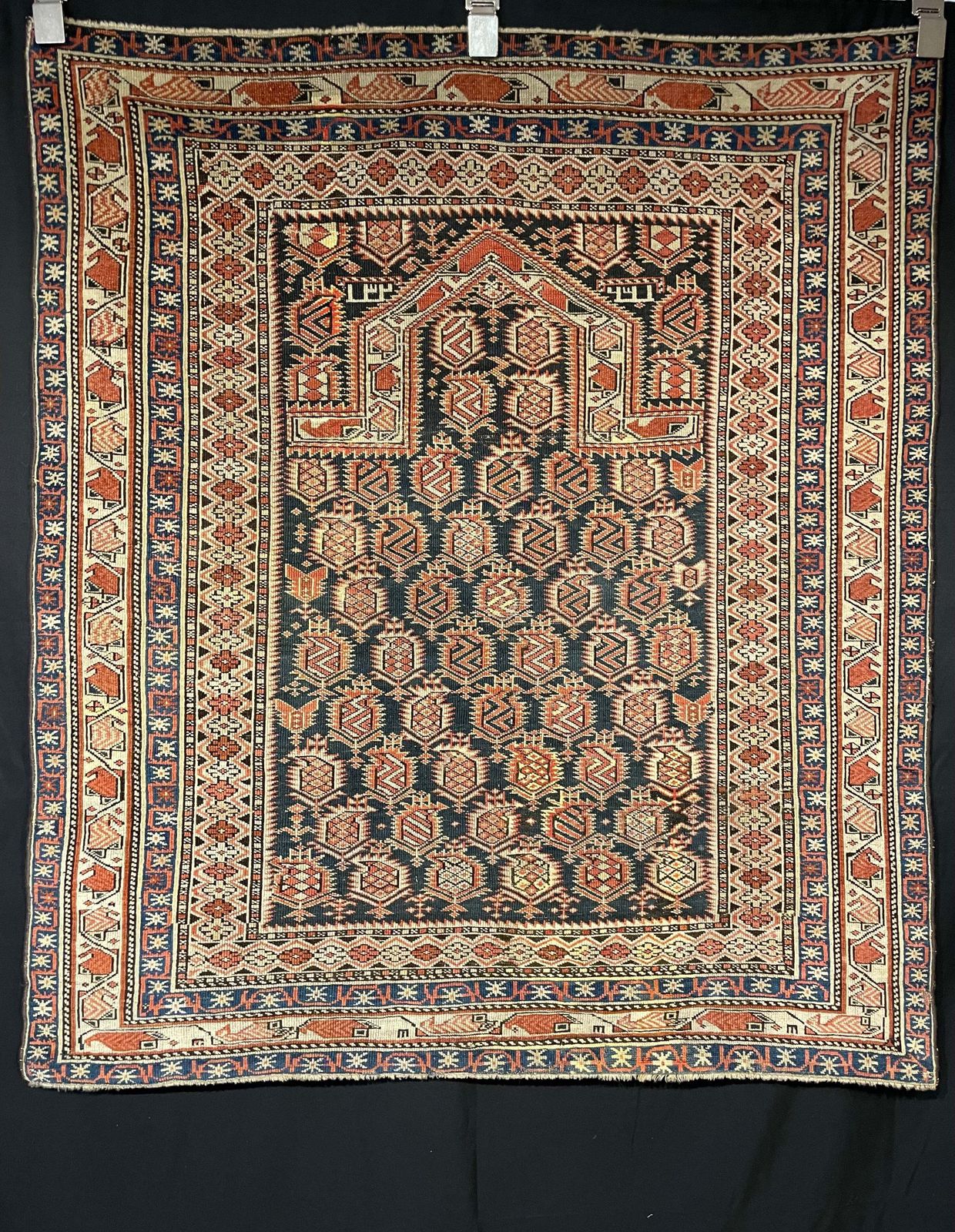 Antique Caucasian Marasali Prayer Rug photo furniture