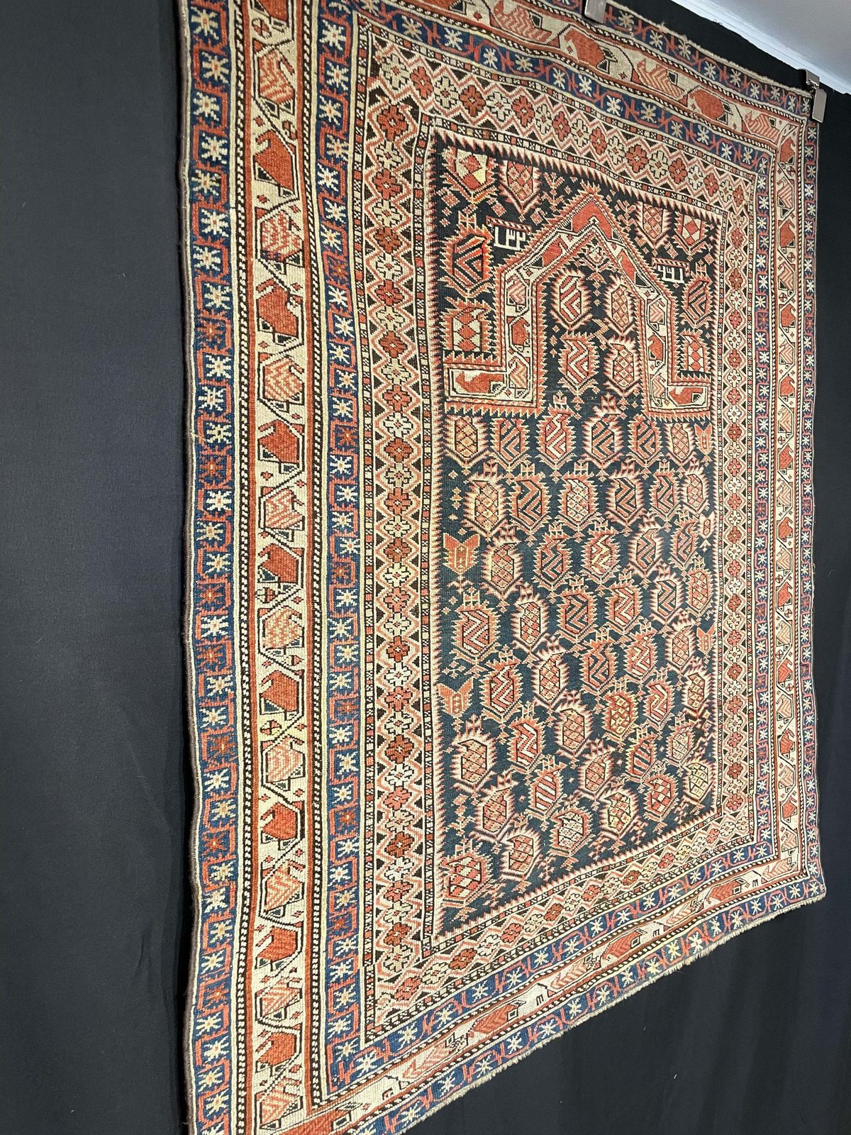 Textiles Antique Caucasian Marasali Prayer Rug photo