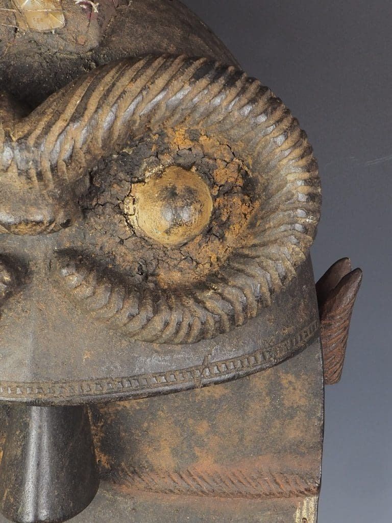African Toma Tribal Initiation Ceremonial Mask From Liberia photo vinterior