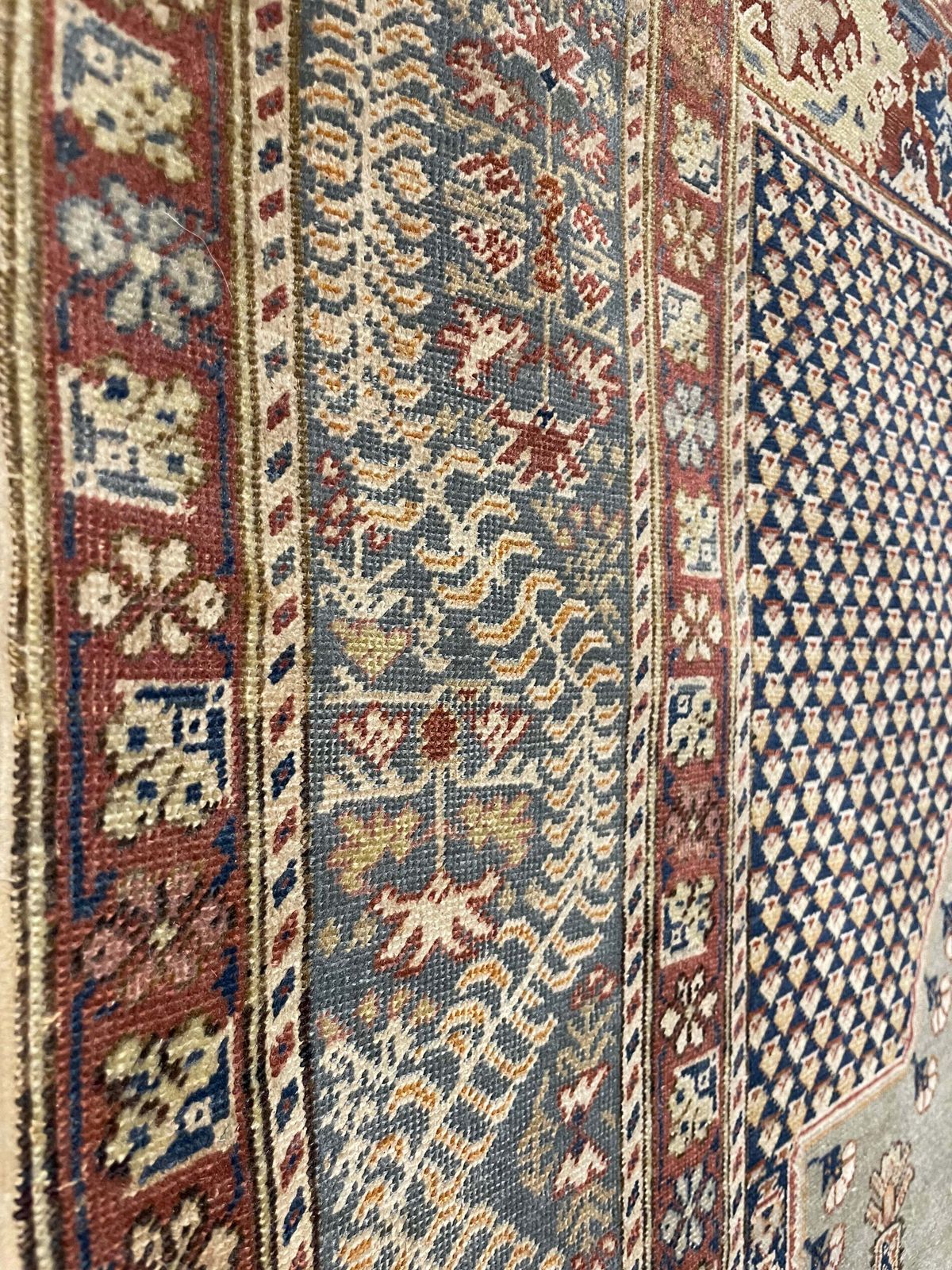 Antique Anatolian Ghiordes Prayer Rug photo Textiles