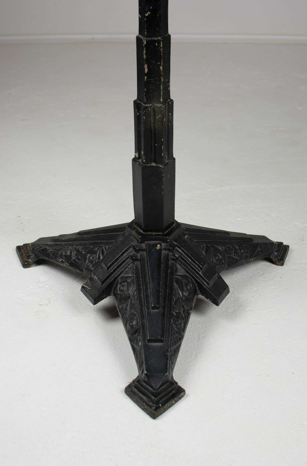 Louis Vuitton Cast Iron Bistro Table With Bakelite Top, France C.1930s photo vintage
