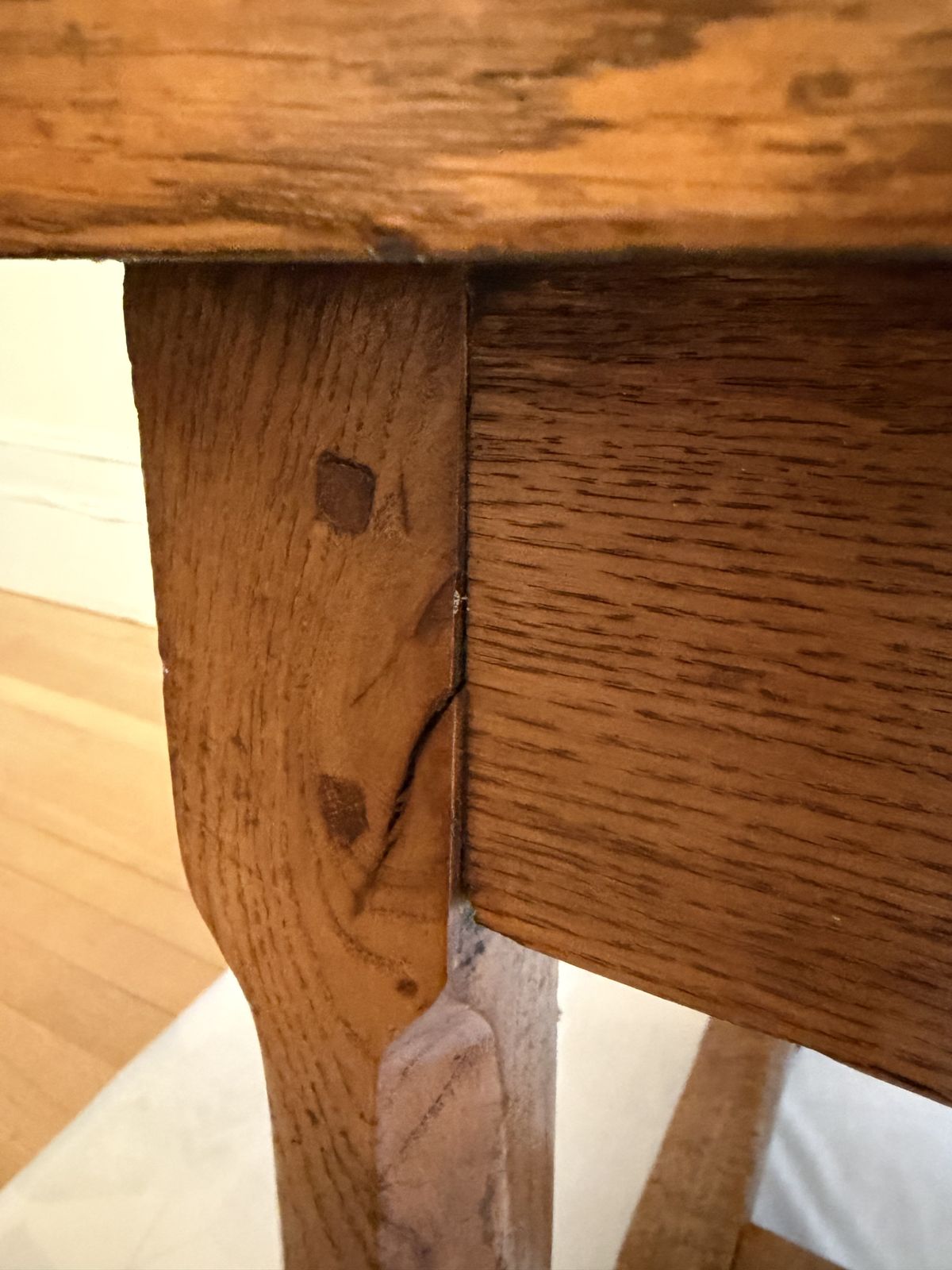 Good Quality, Solid Oak Reproduction Refectory Table photo for sale