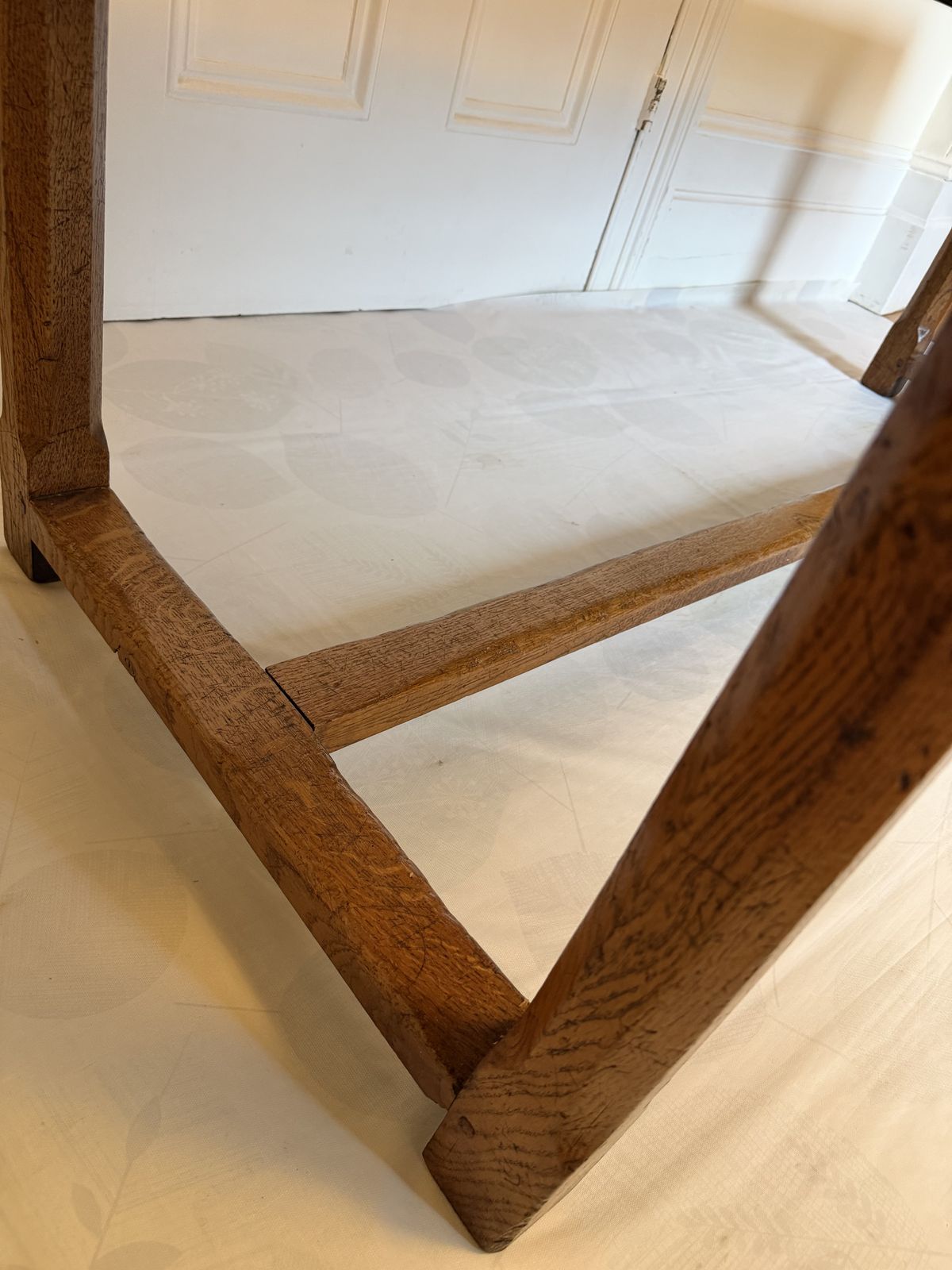 Good Quality, Solid Oak Reproduction Refectory Table photo Furniture