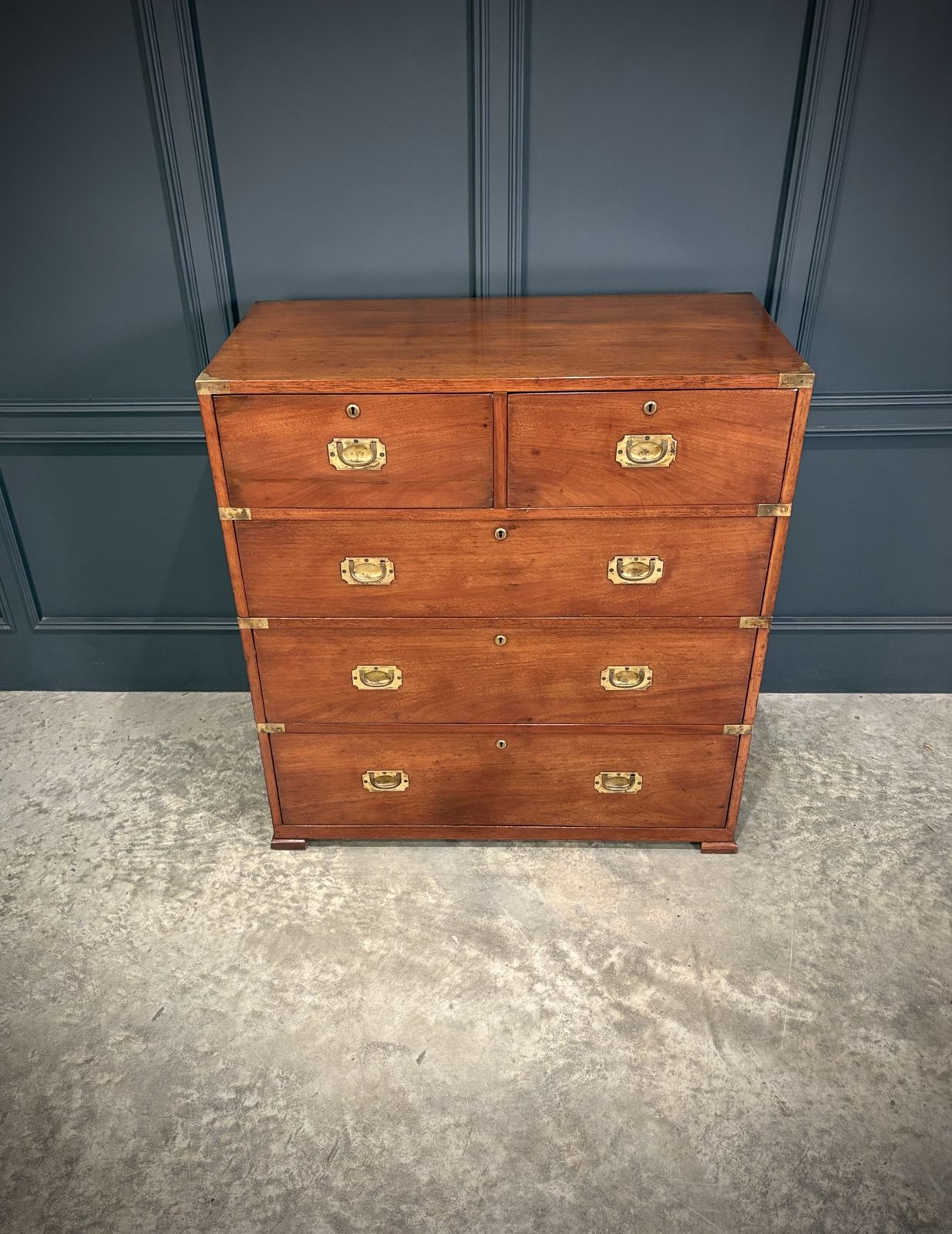 Mahogany Military Campaign Chest By Ross & Co. photo vinterior