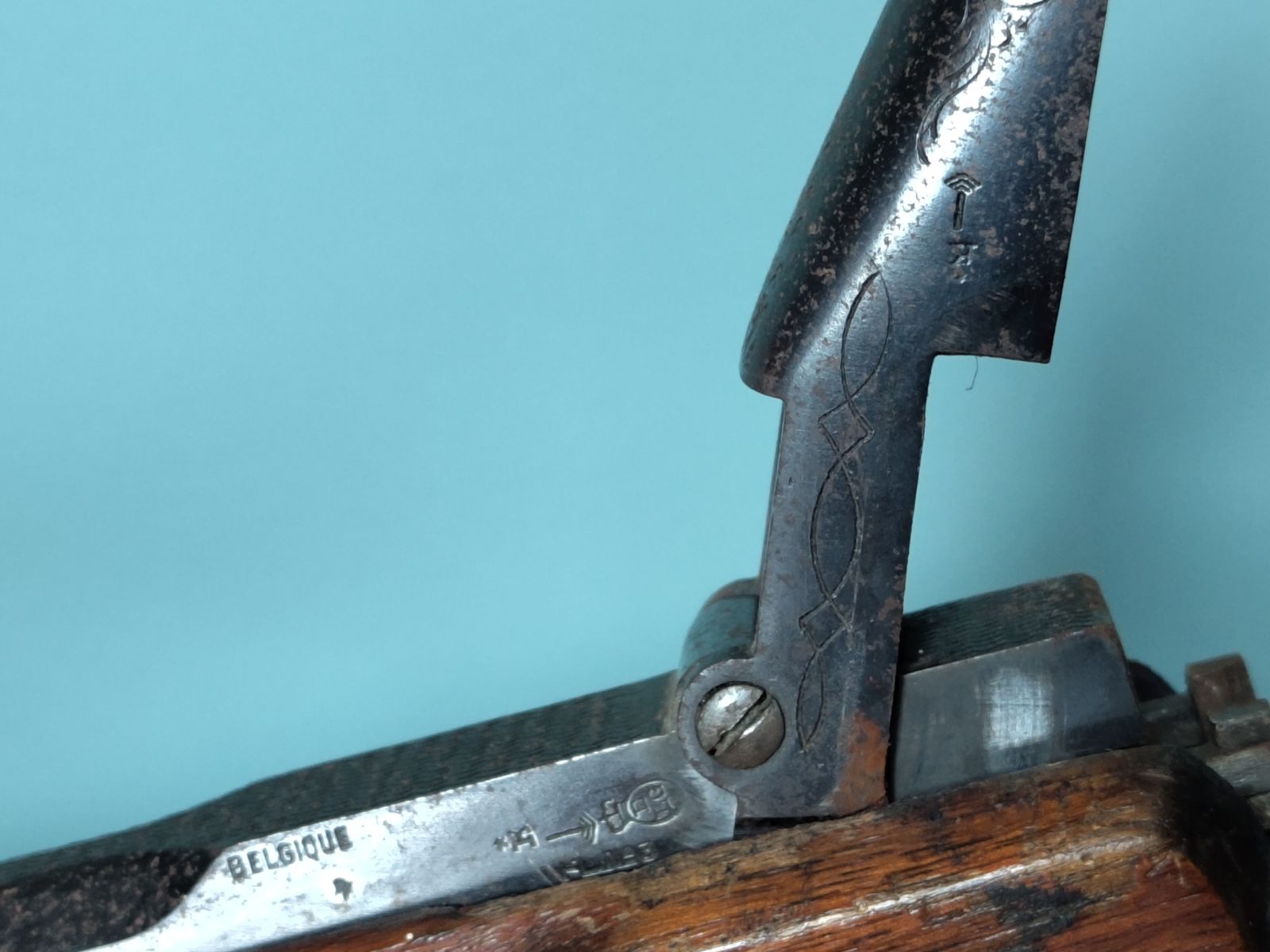 Finely Crafted Belgian Decorative Lodge Rifle, Engraved & Carved (C. 1893–1930) photo buy