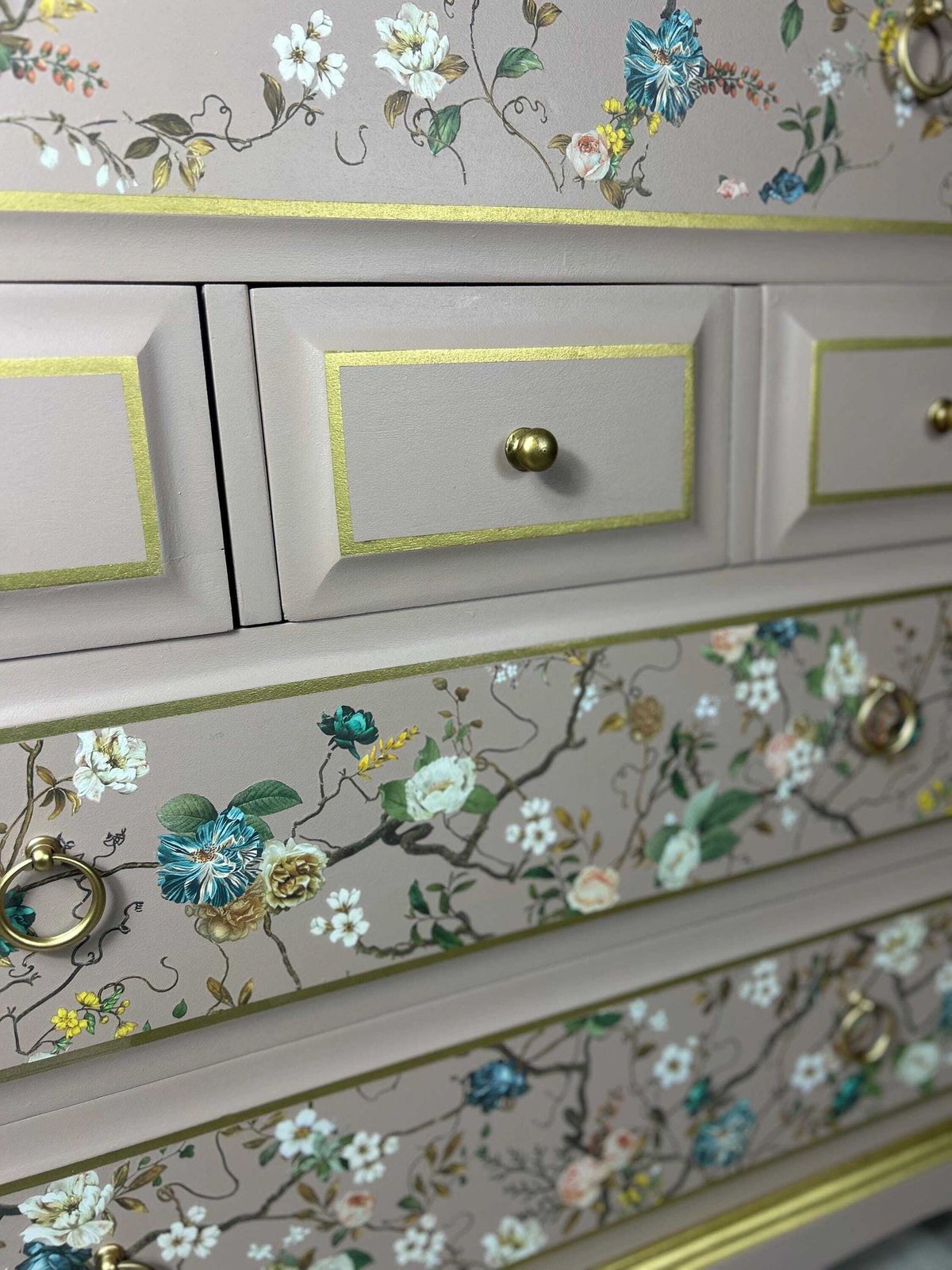 photo for sale Stag Pink Tallboy Chest Of Drawers
