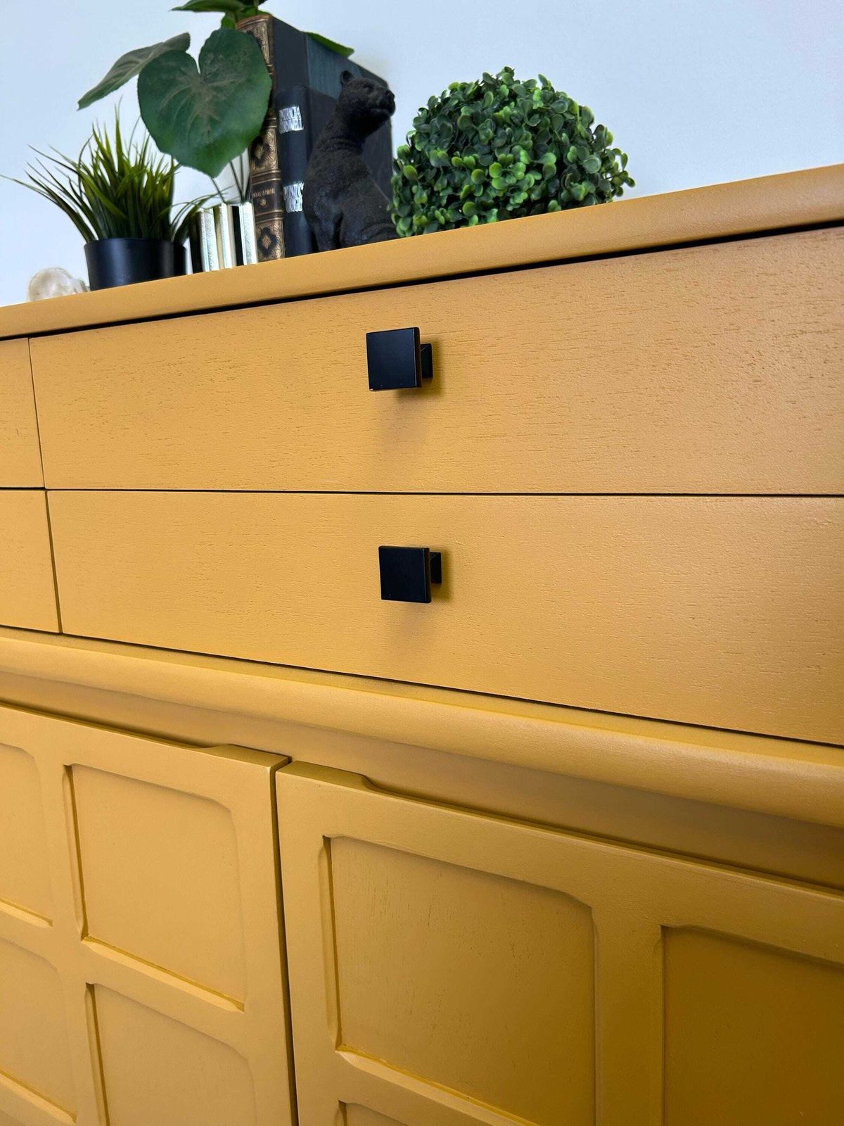Large Nathan Yellow Mustard Sideboard photo for sale
