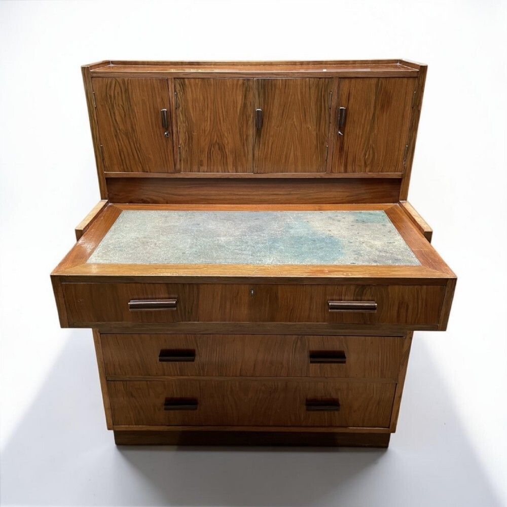 A Compact Desk In Walnut photo furniture