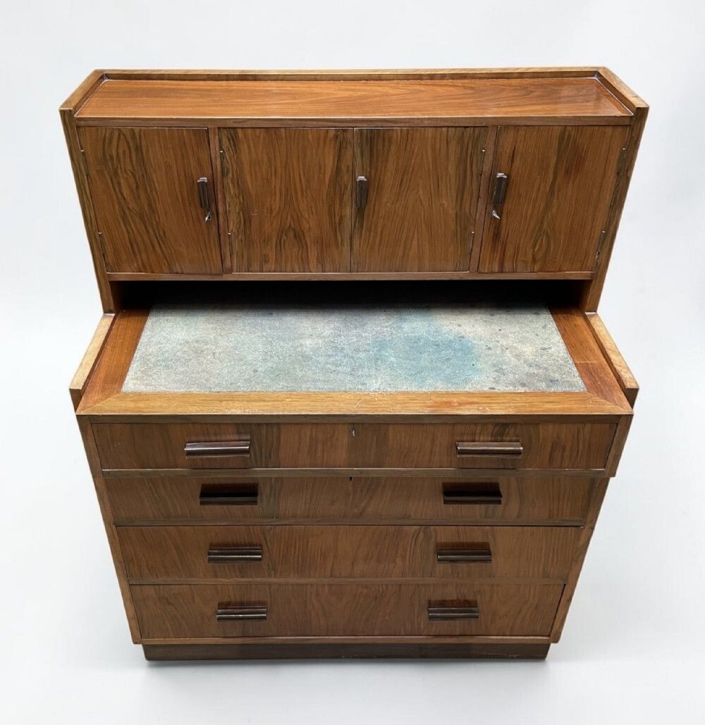 A Compact Desk In Walnut photo for sale