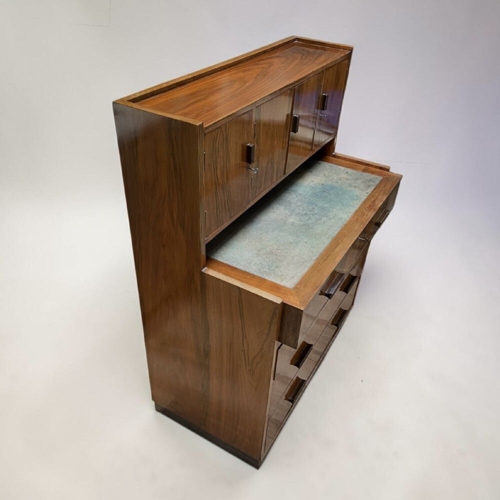 A Compact Desk In Walnut photo Furniture