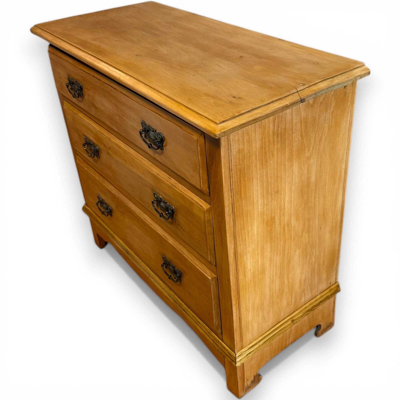 Antique Victorian Pine Chest Of Drawers Stripped Pine Bedroom Storage photo for sale