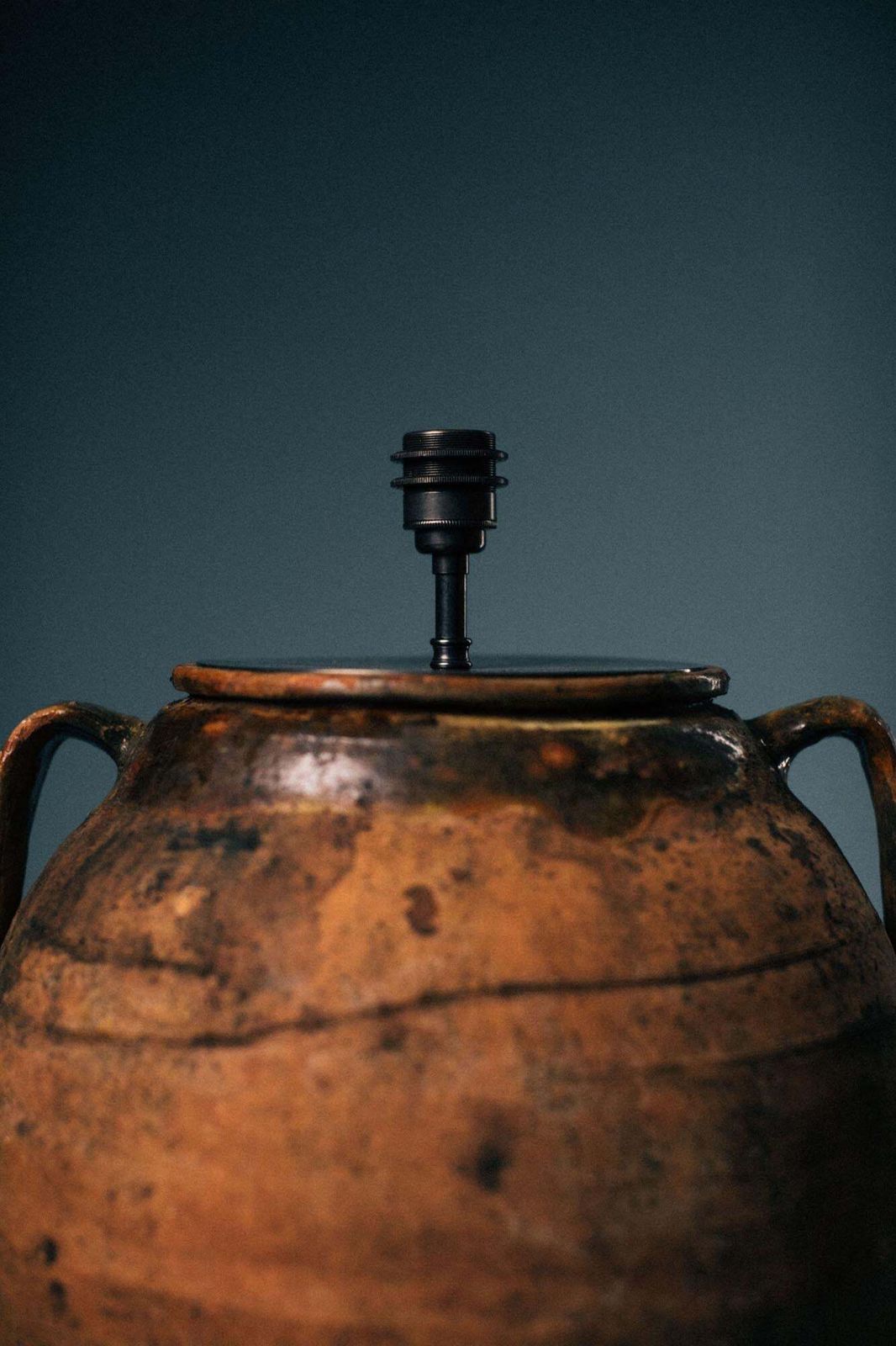 Aegean Glazed Olive Jar Table Lamp photo 925.0