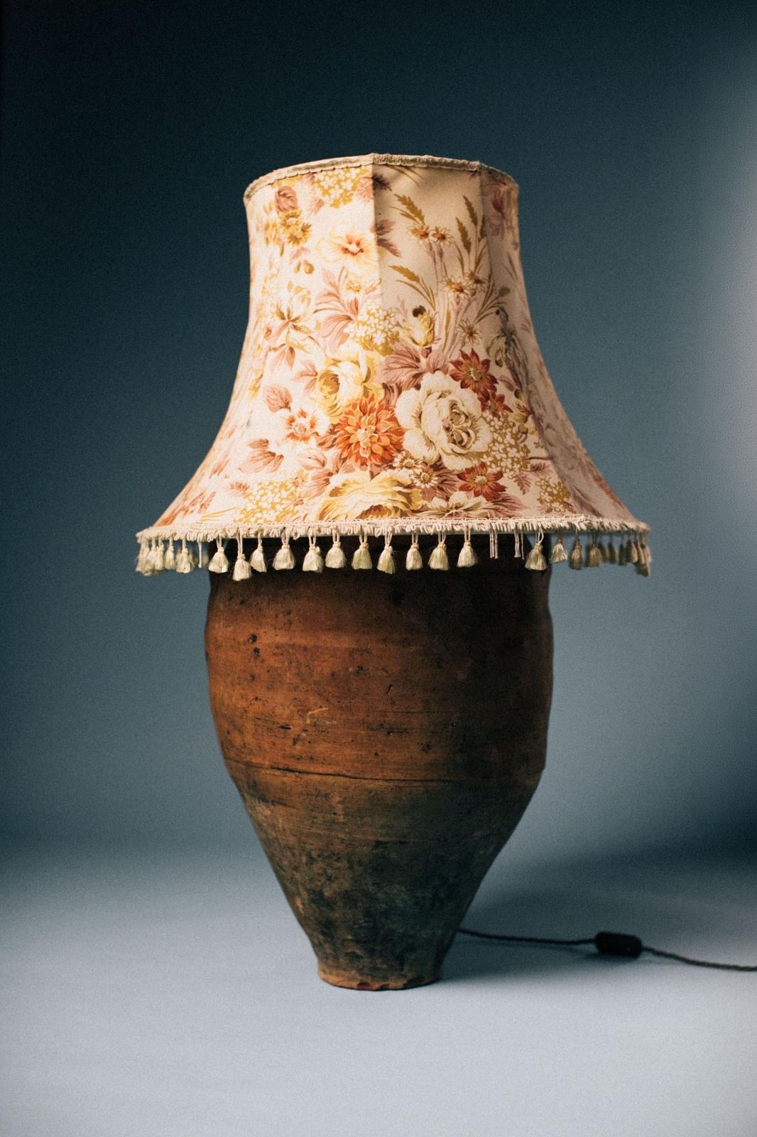 Lighting Aegean Glazed Olive Jar Table Lamp photo