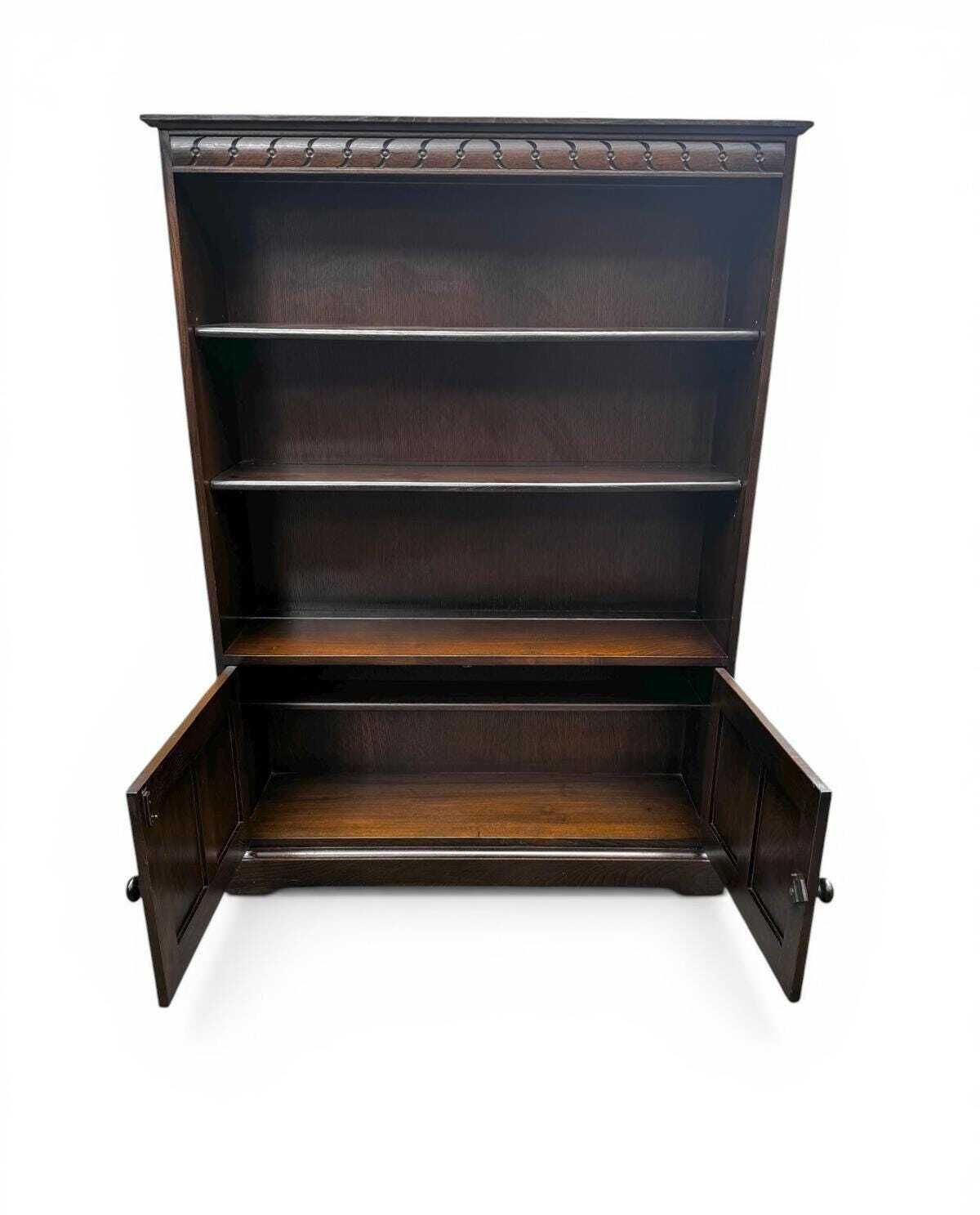 Vintage Ercol Elm Bookcase / Made In England / C1970 photo Furniture