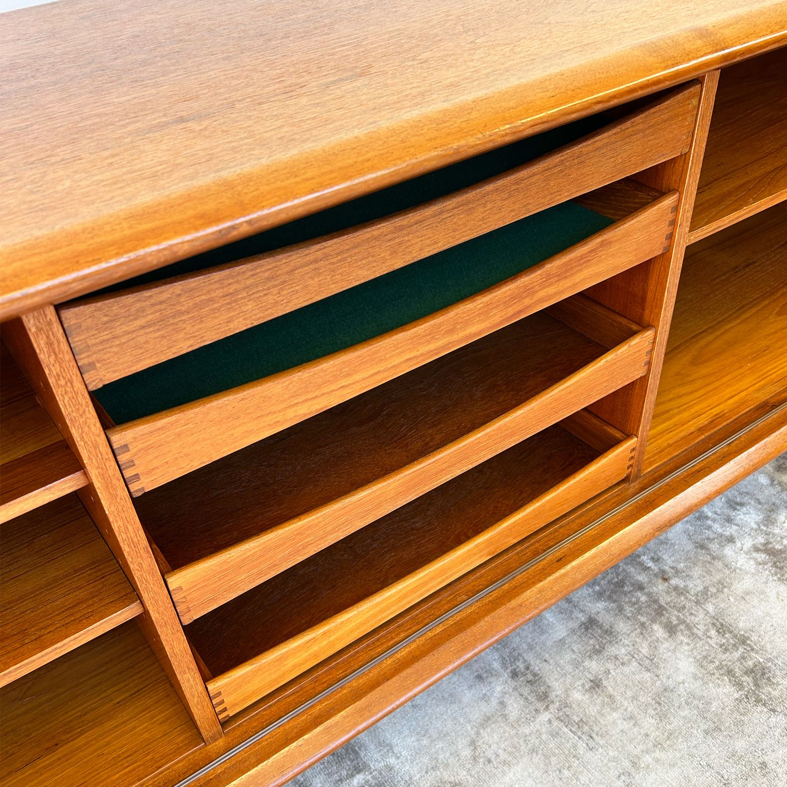 Furniture Isabel Bernhard For Pedersen & Søn Model 156 Teak Sideboard photo