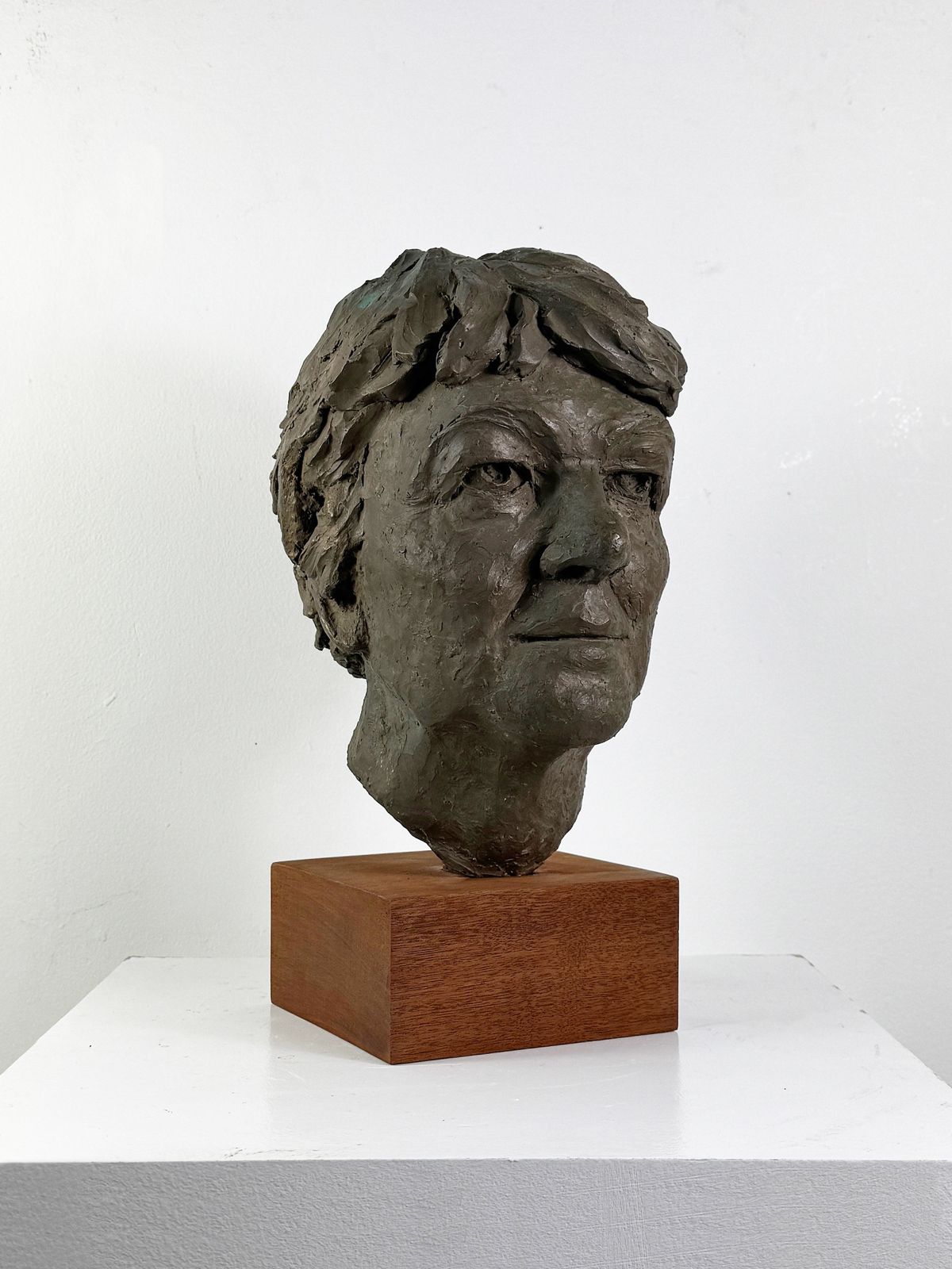Mid Century Cold Cast Bronze Bust “Irene” – Signed Dowie, London Studio Sculpture photo furniture