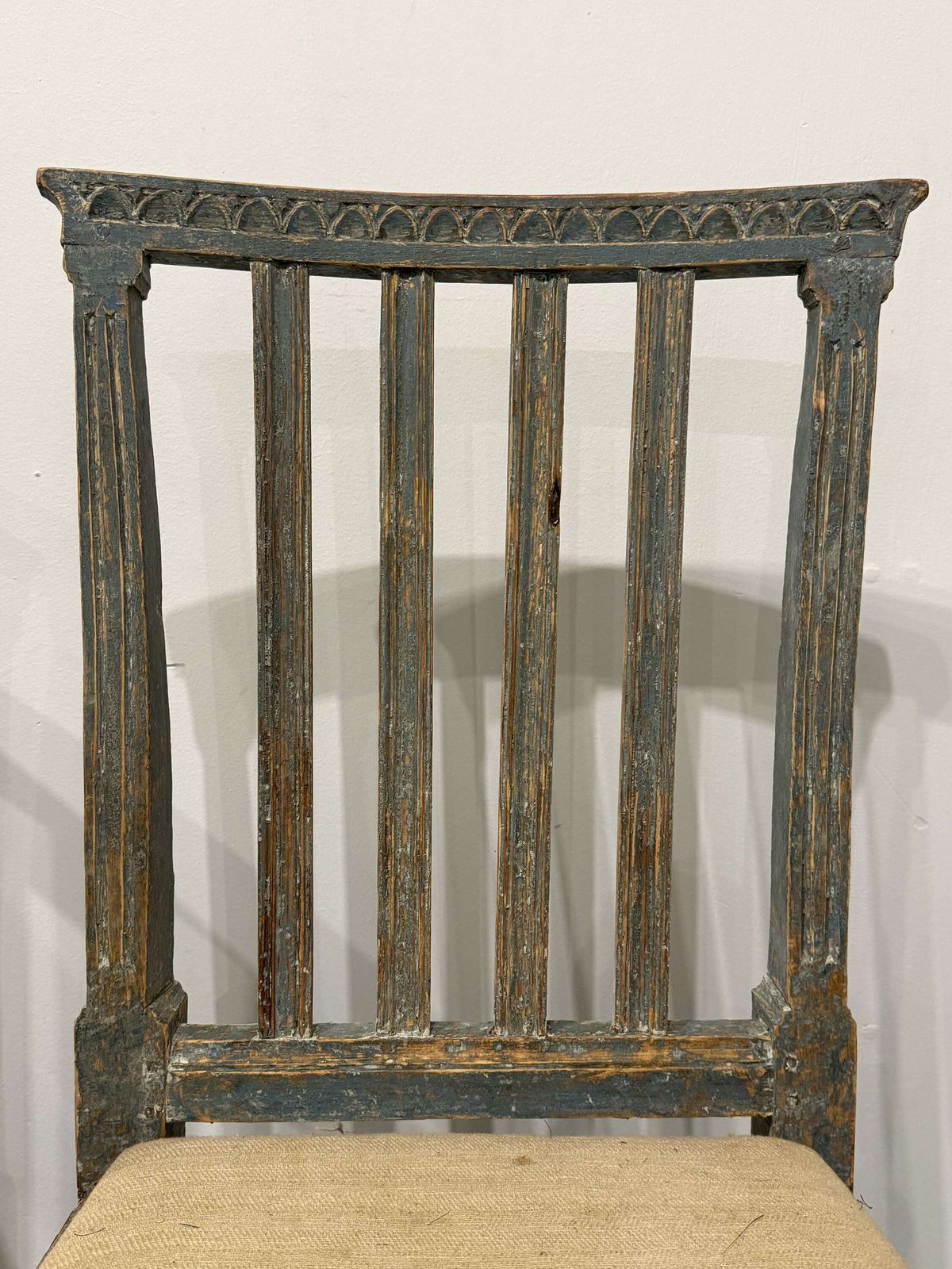 Set Of 19th Century Swedish Gustavian Dinning Chairs photo vintage