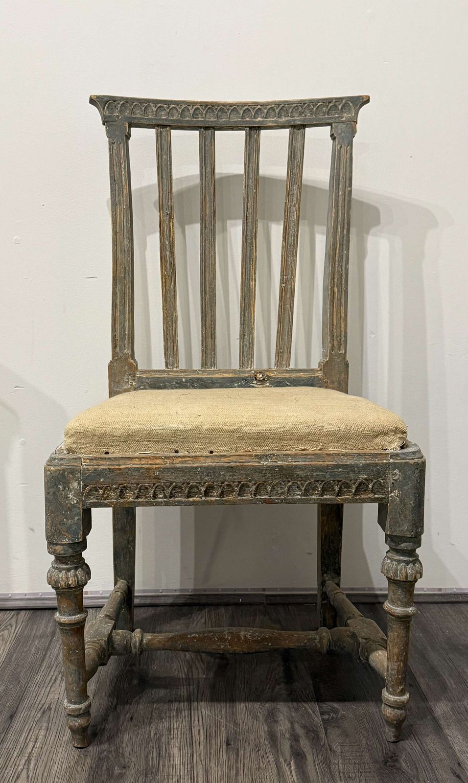 Furniture Set Of 19th Century Swedish Gustavian Dinning Chairs photo