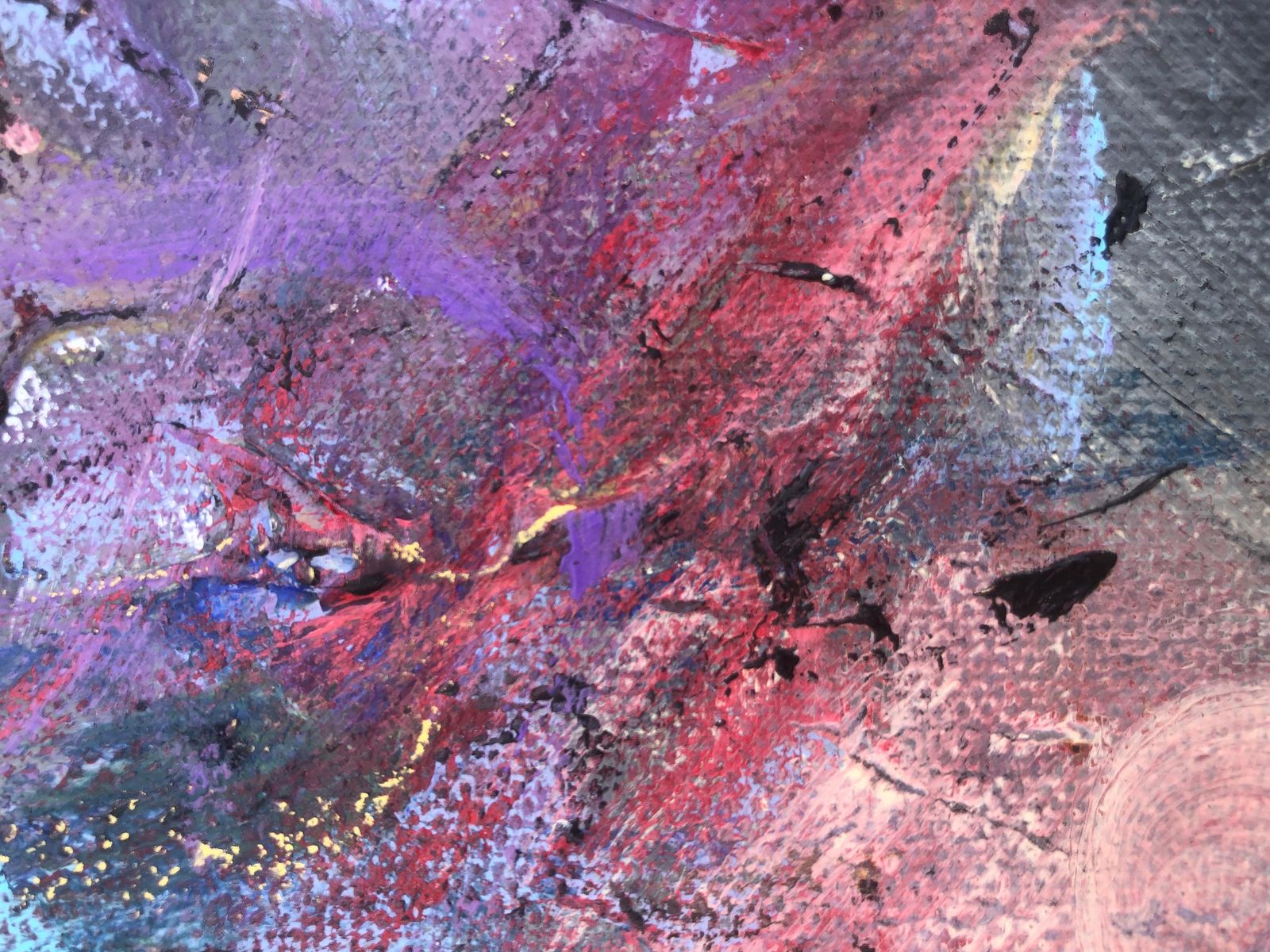 Nerea Caos Abstract Expressionist Self Portrait Oil Painting Contemporary Figurative Art 2023 photo buy