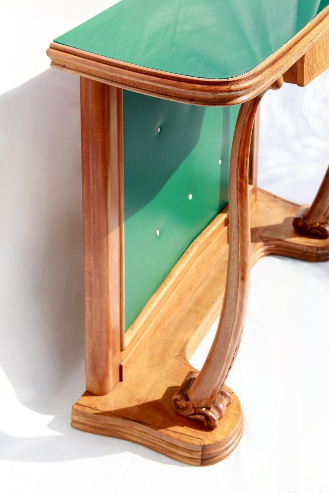 photo vinterior Mestre, Vintage Art Deco Hall Table / Console, Italy, 1950s