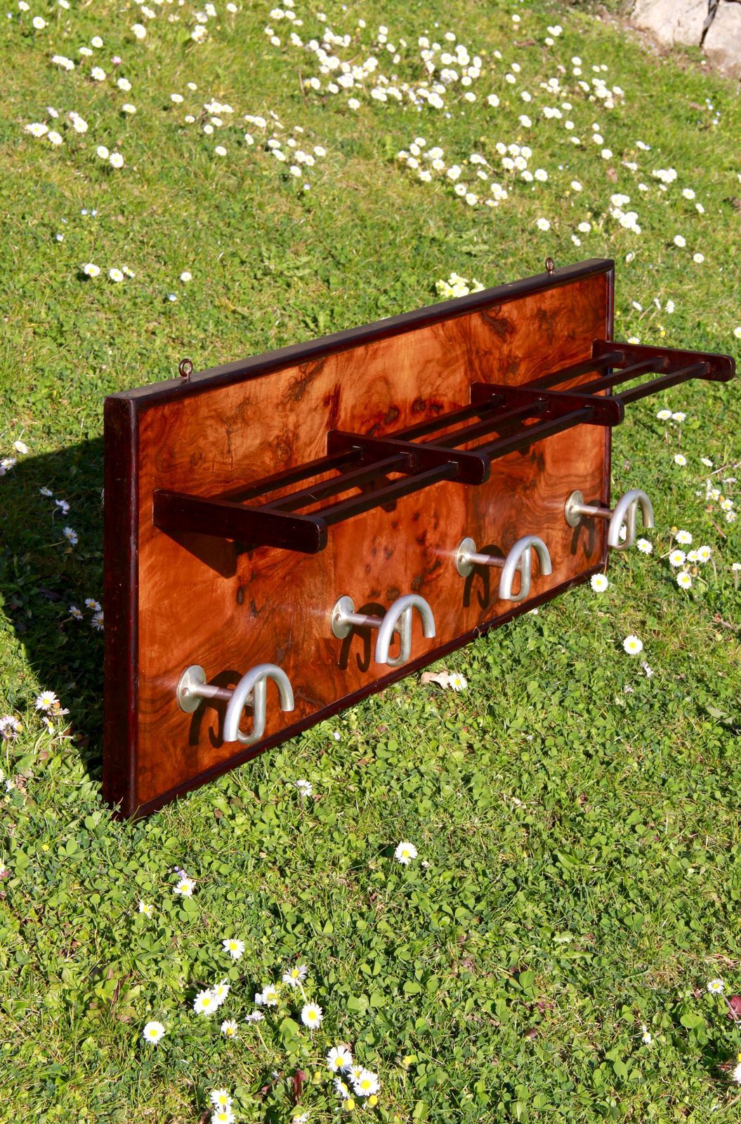Arturo, Antique Art Deco Wall Coat Hanger, Italy, 1930s photo furniture