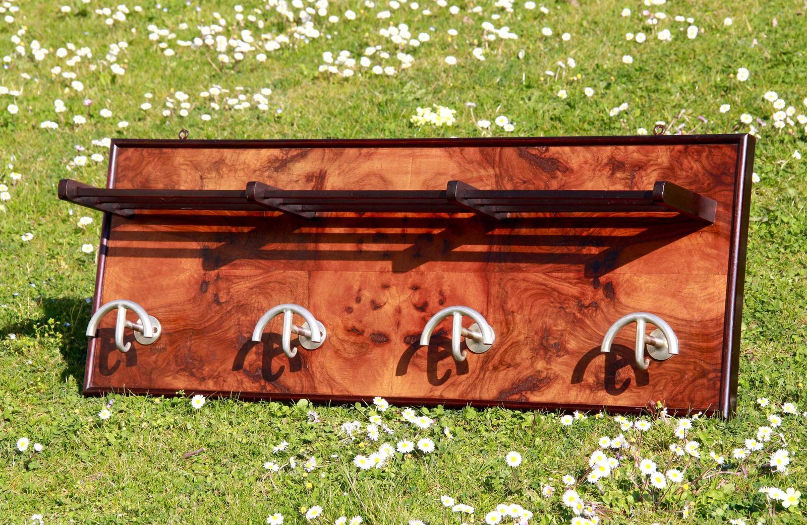 Arturo, Antique Art Deco Wall Coat Hanger, Italy, 1930s photo for sale