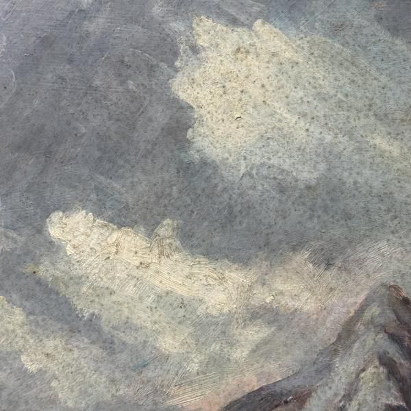 George Odlin "Rannoch Moor" Oil On Board photo Art