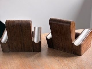 Ashtrays Pair Mid Century Art Deco photo Home Fixtures