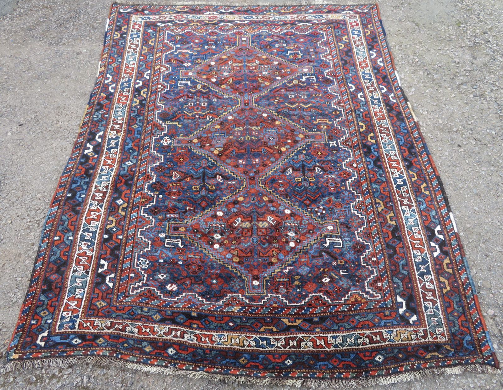 Antique Tribal Rug. 214cm X 167cm. photo furniture