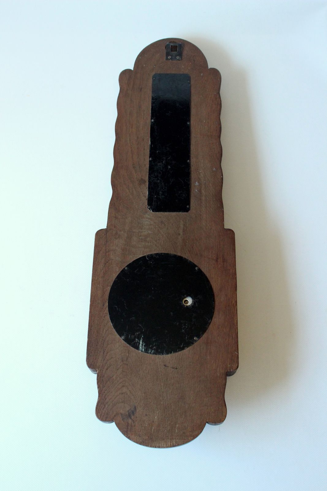 1920s Antique Handcarved Weather Station (Thermometer Showing Celsius And Reaumur And Barometer) photo buy