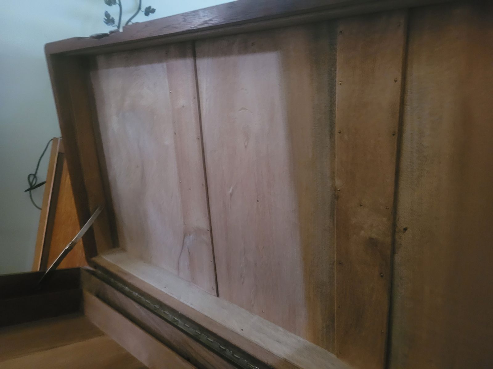 Furniture 1950s Camphor Wood Hand Carved Chest   From Singapore photo