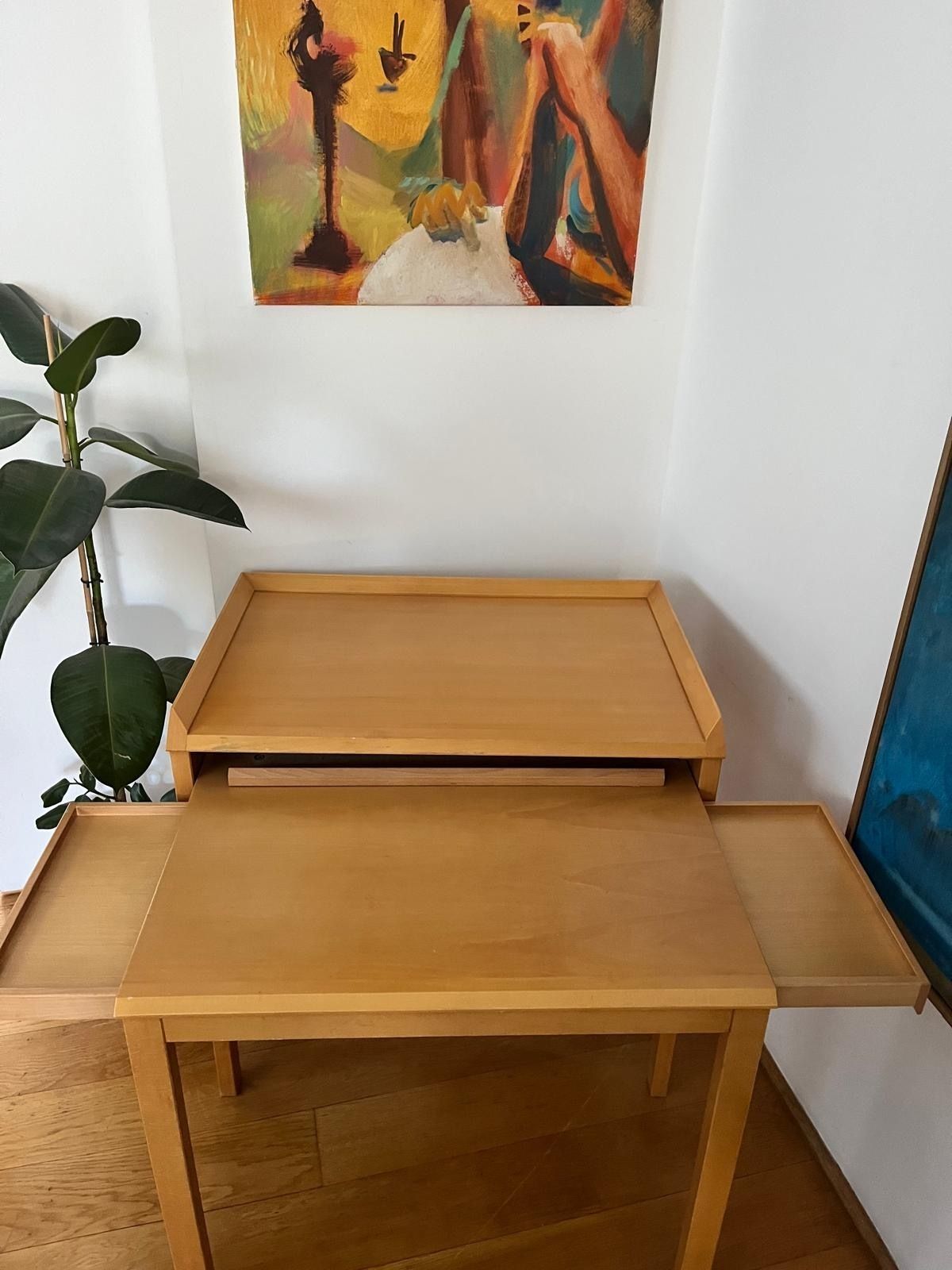 Terence Conran Nexus Desk – Beech Wood – Minimalist / Mid Century Style photo vintage