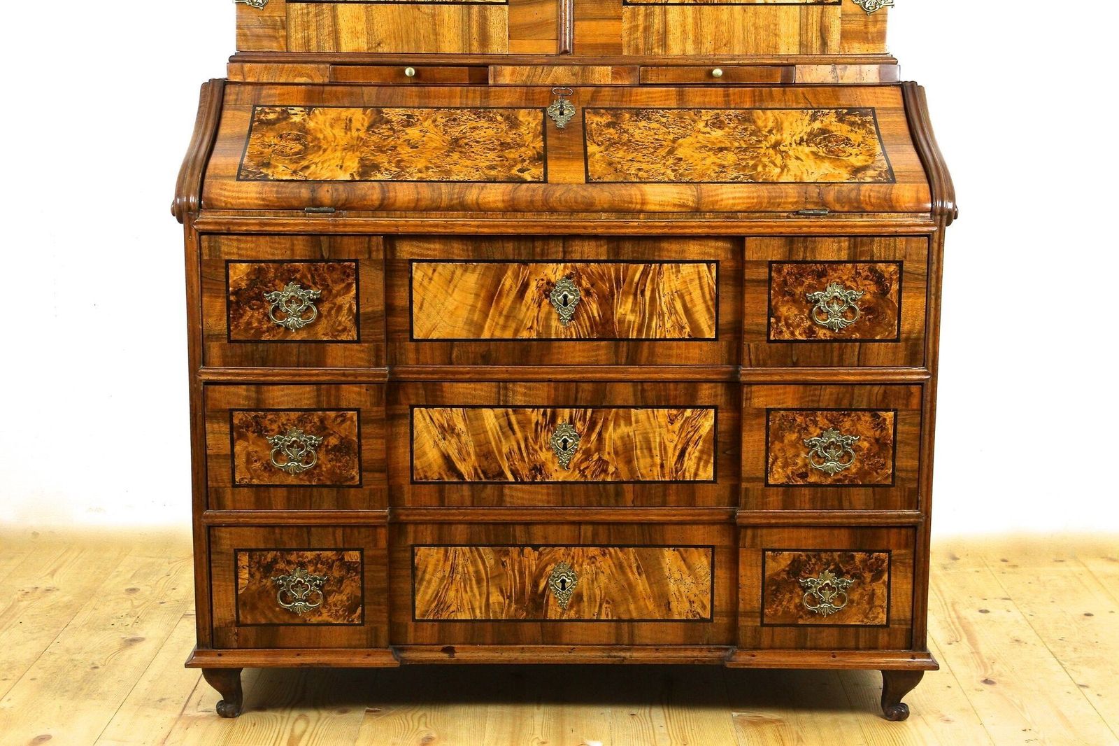 18th Century Baroque Secretaire/ Writing Cabinet, Germany Ca. 1770 photo Furniture