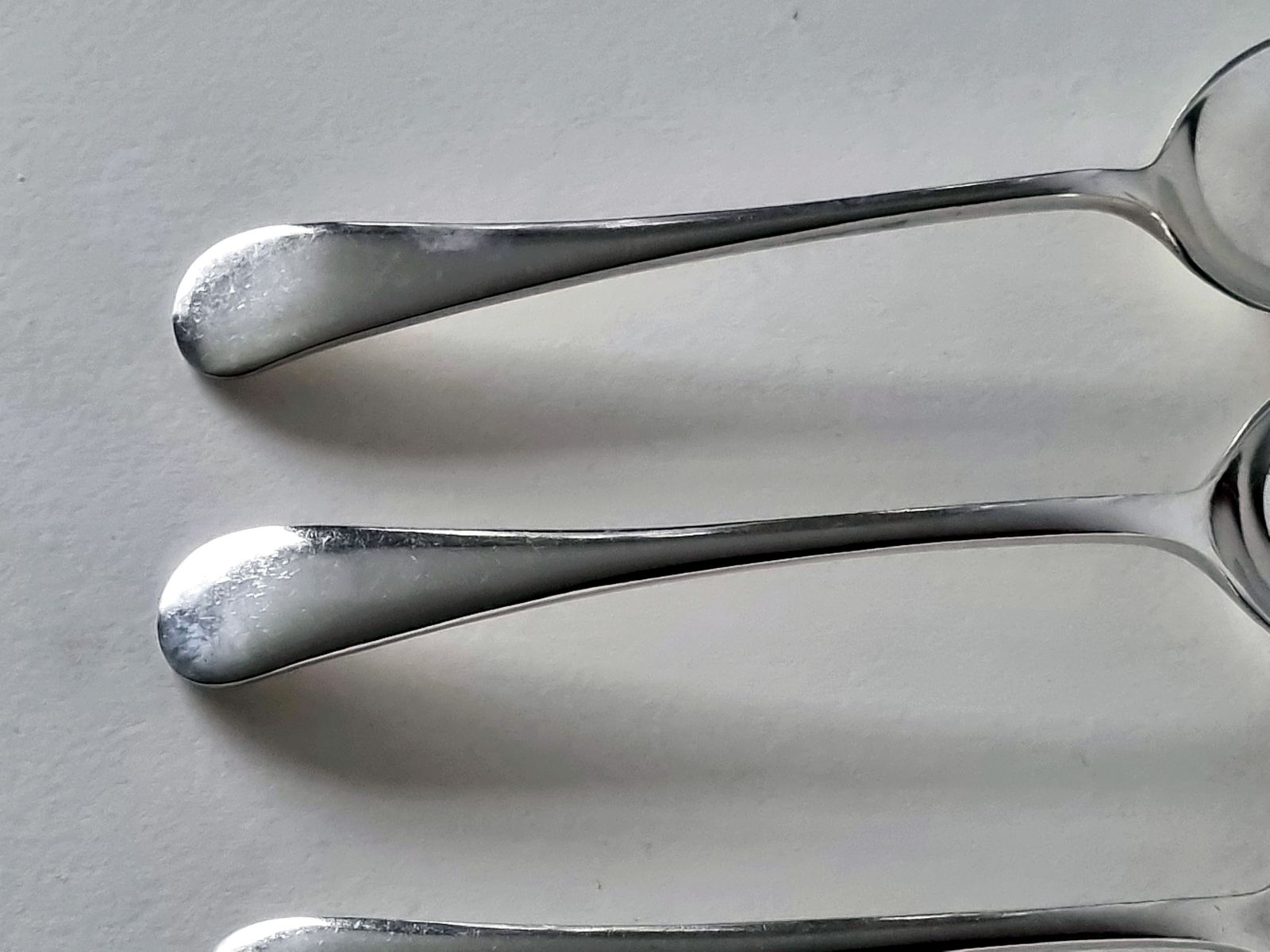 Vintage Silverplate Soup Spoons Set, Mismatched Epns Flatware, Sheffield photo buy