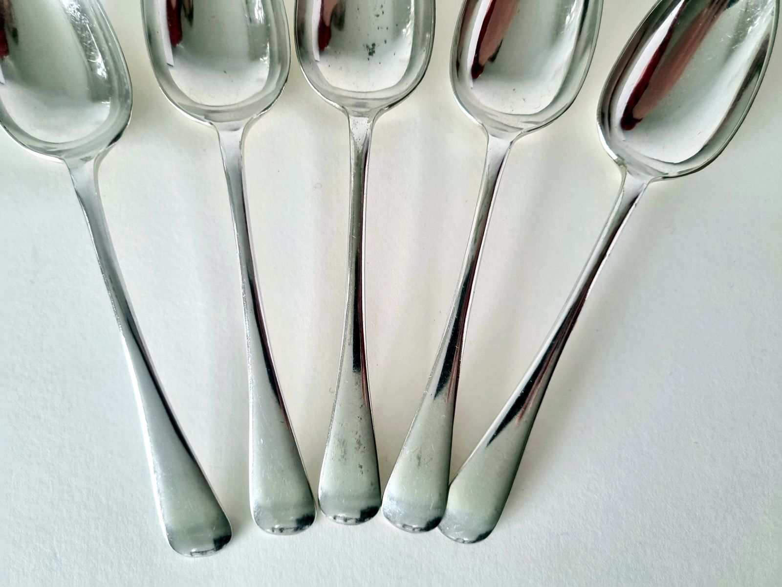 Vintage Silverplate Tablespoons Set, English Ep, Large Dining Spoons, Flatware Set, Classic photo Home Decor