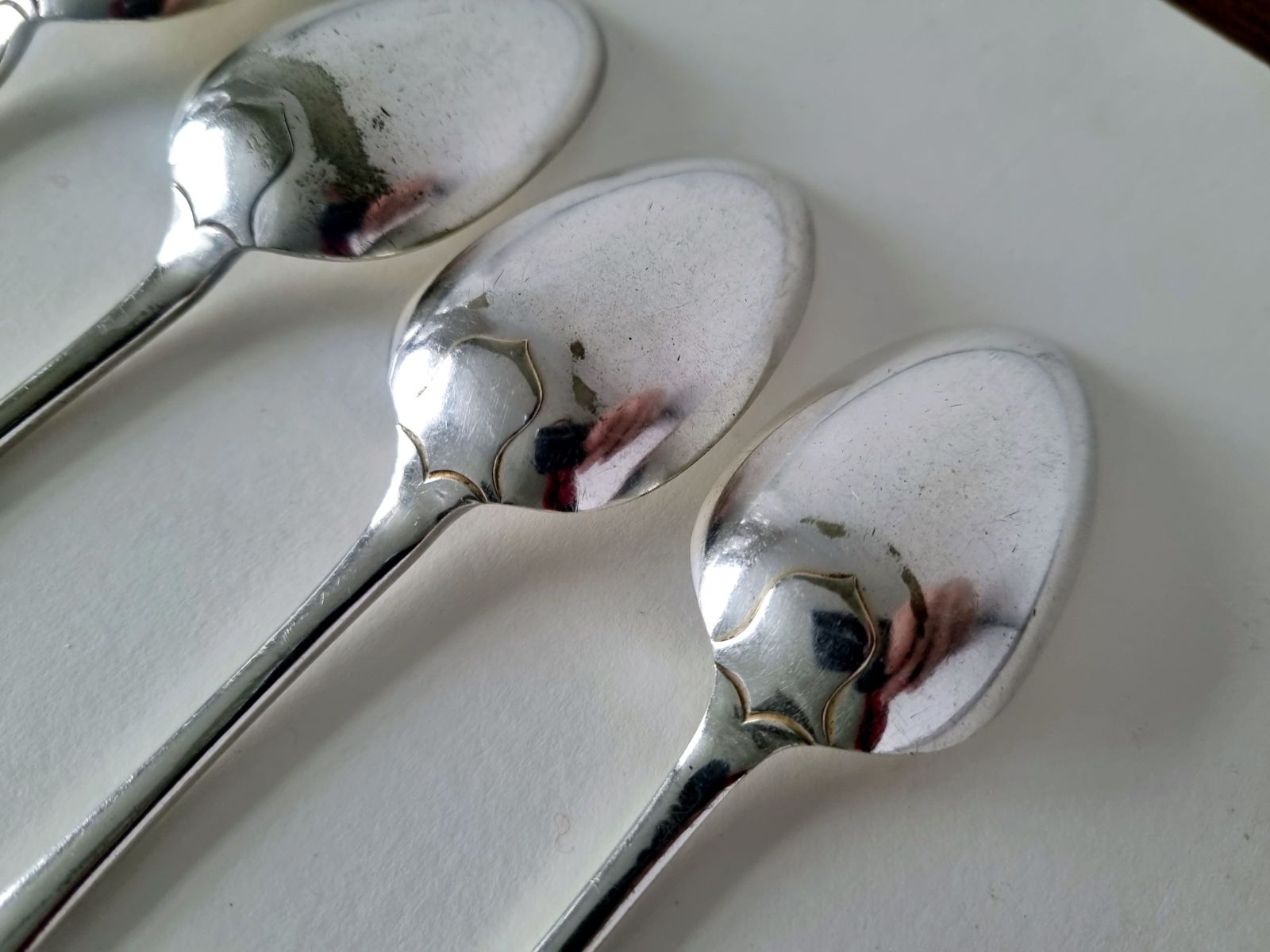 Vintage Silverplate Tablespoons Set, English Ep, Large Dining Spoons, Flatware Set, Classic photo buy