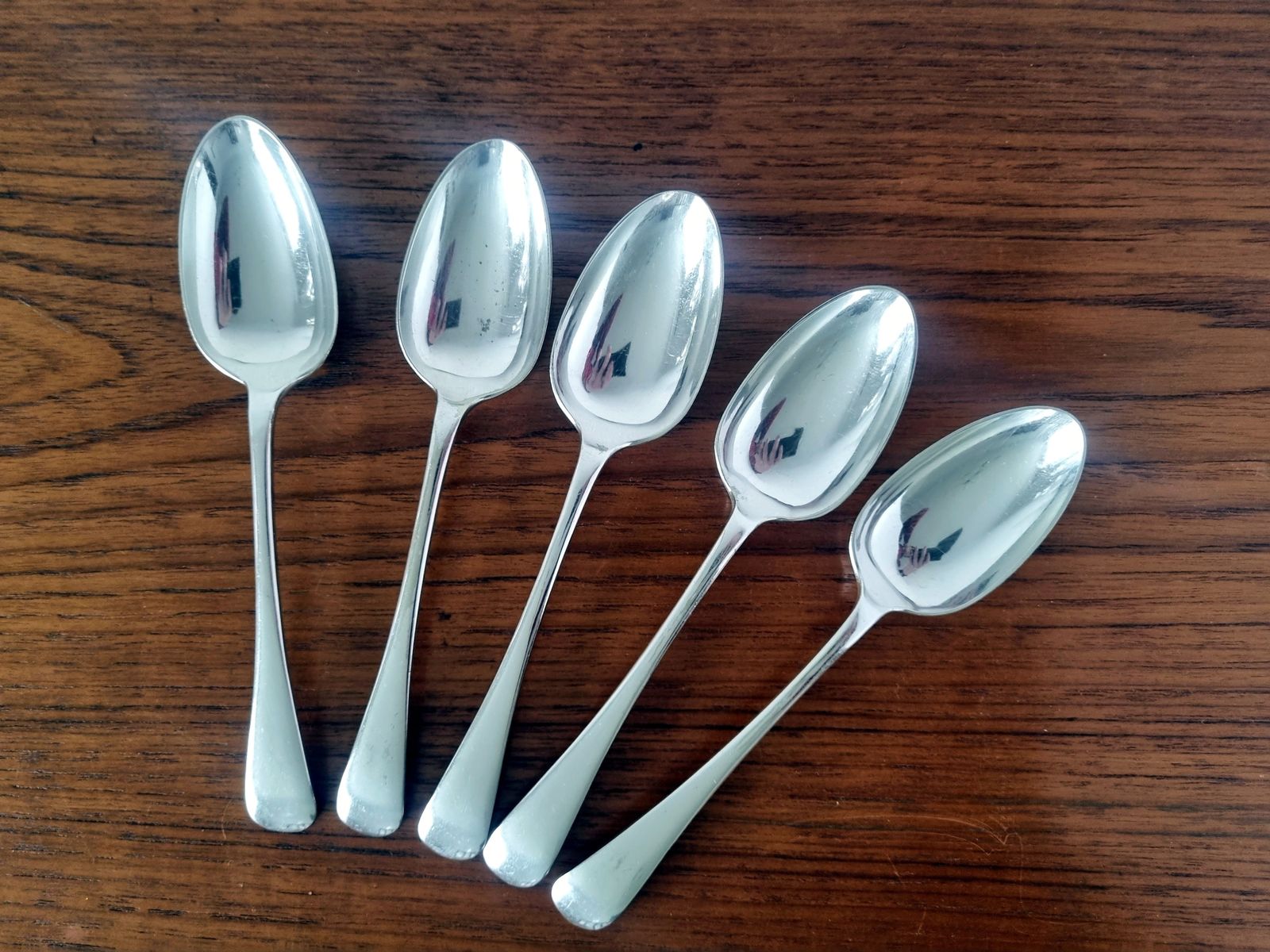 65.0 Vintage Silverplate Tablespoons Set, English Ep, Large Dining Spoons, Flatware Set, Classic photo