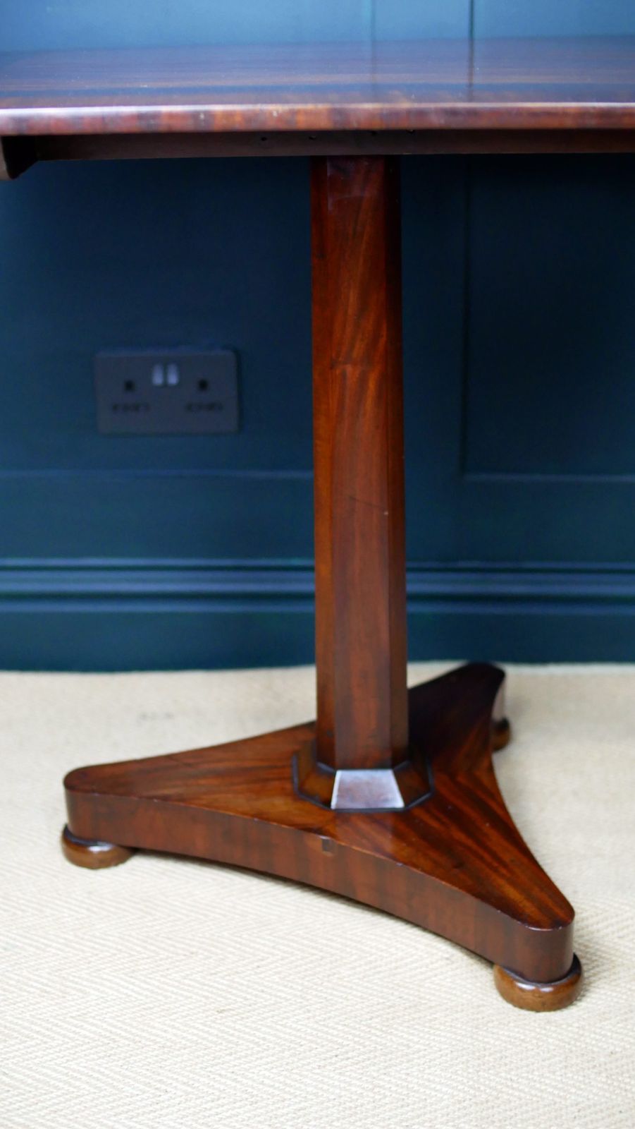 Antique William IV Rosewood Console Hall Side Table photo 695.0